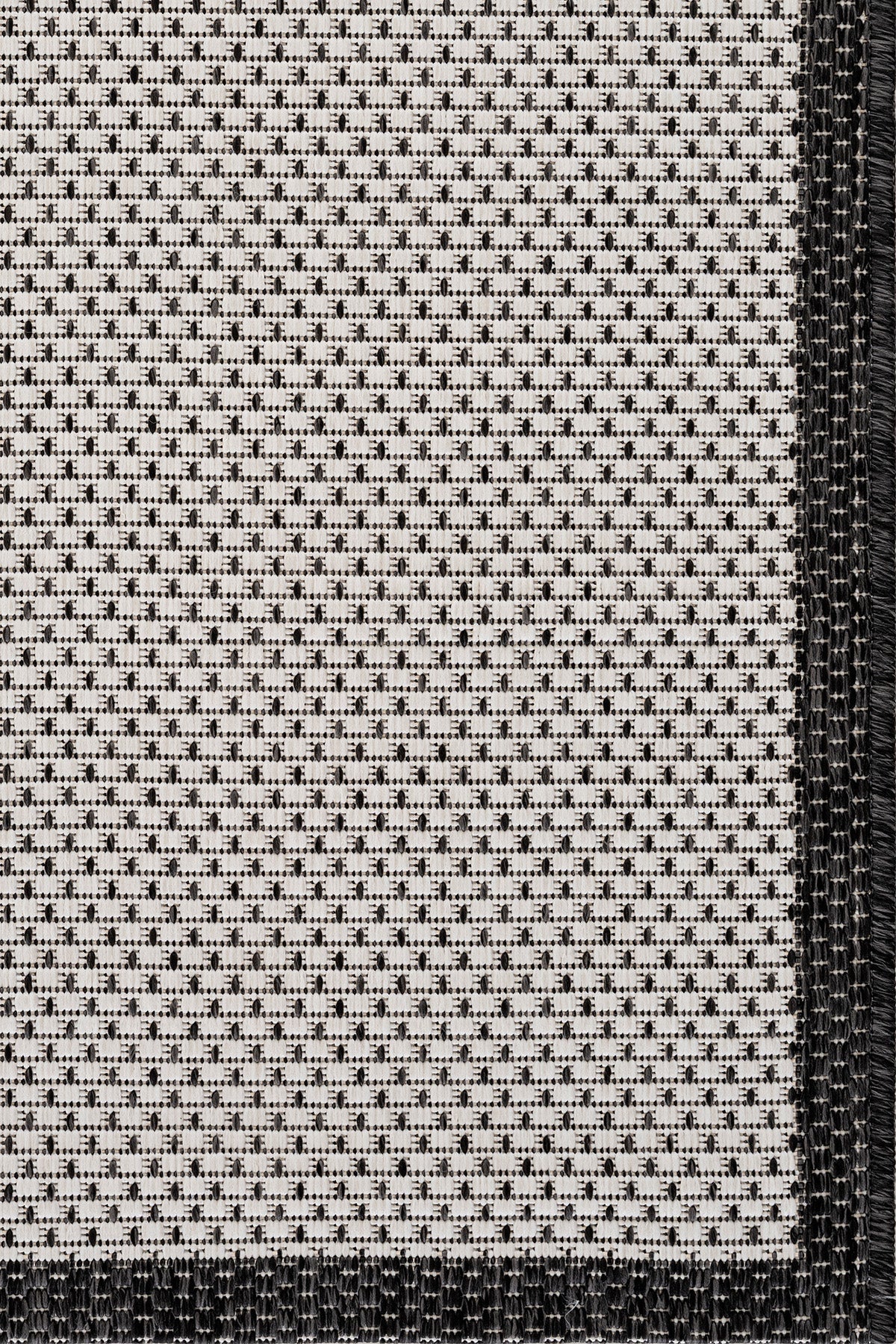 Fresco Ekru Siyah Sisal Paspas 23745P