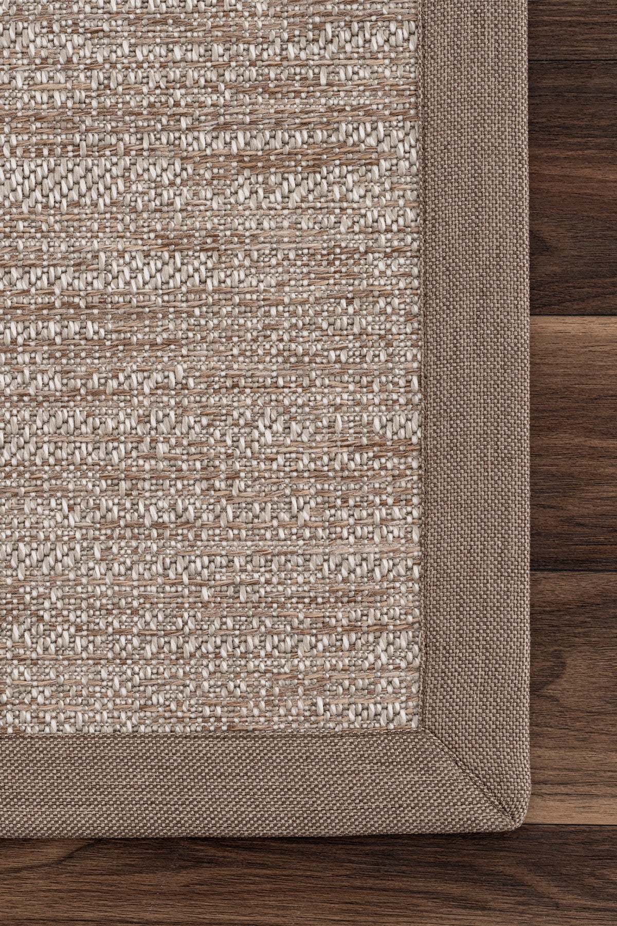 Sisalo Krem Natural Bordür Vizon Halı B3418C
