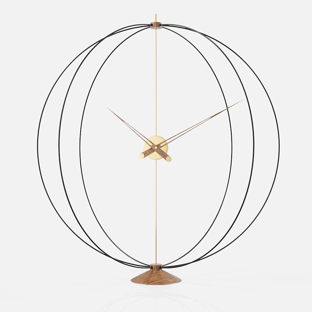 dekoratif yer saati atom modeli 90 cm