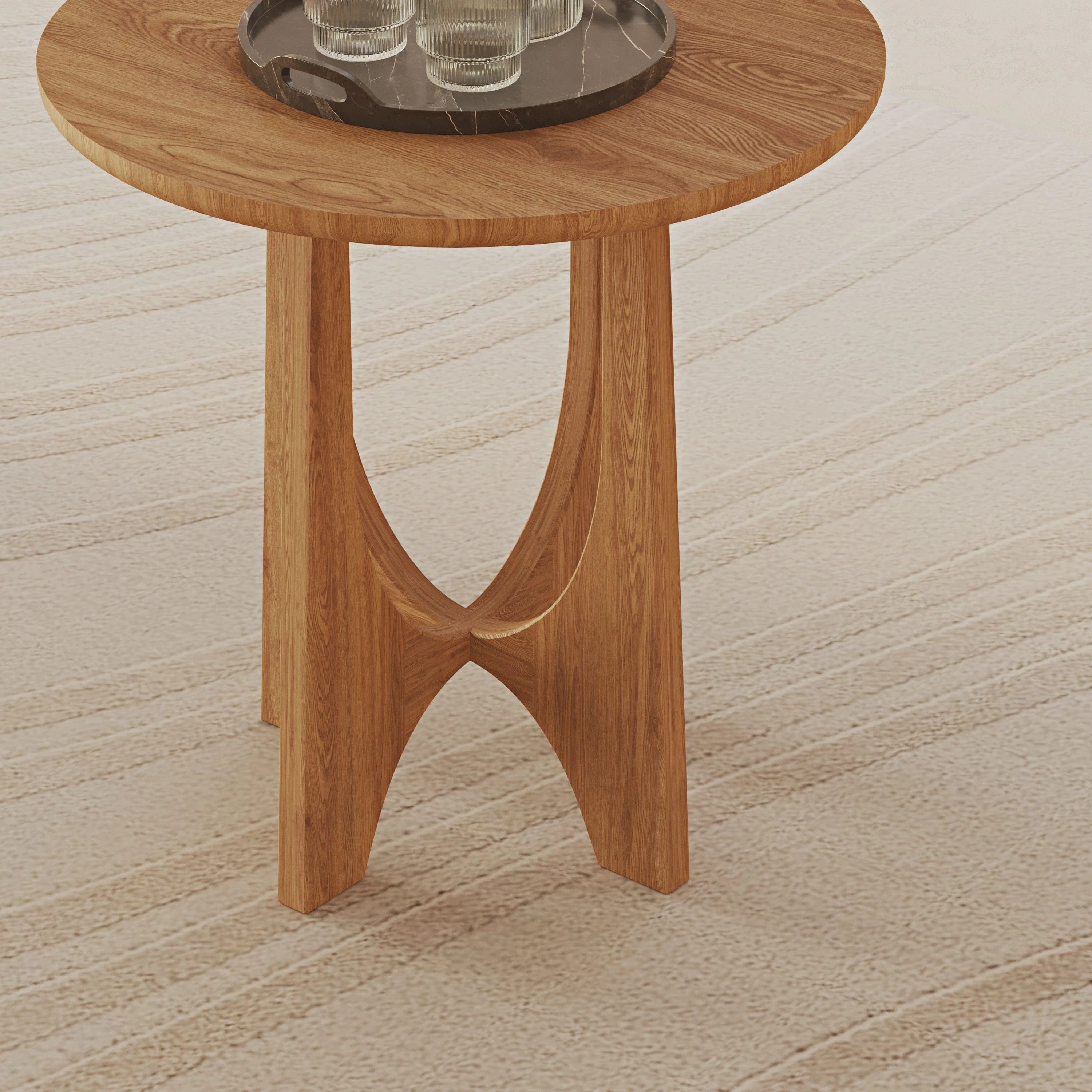 Cassy Side Table Wood
