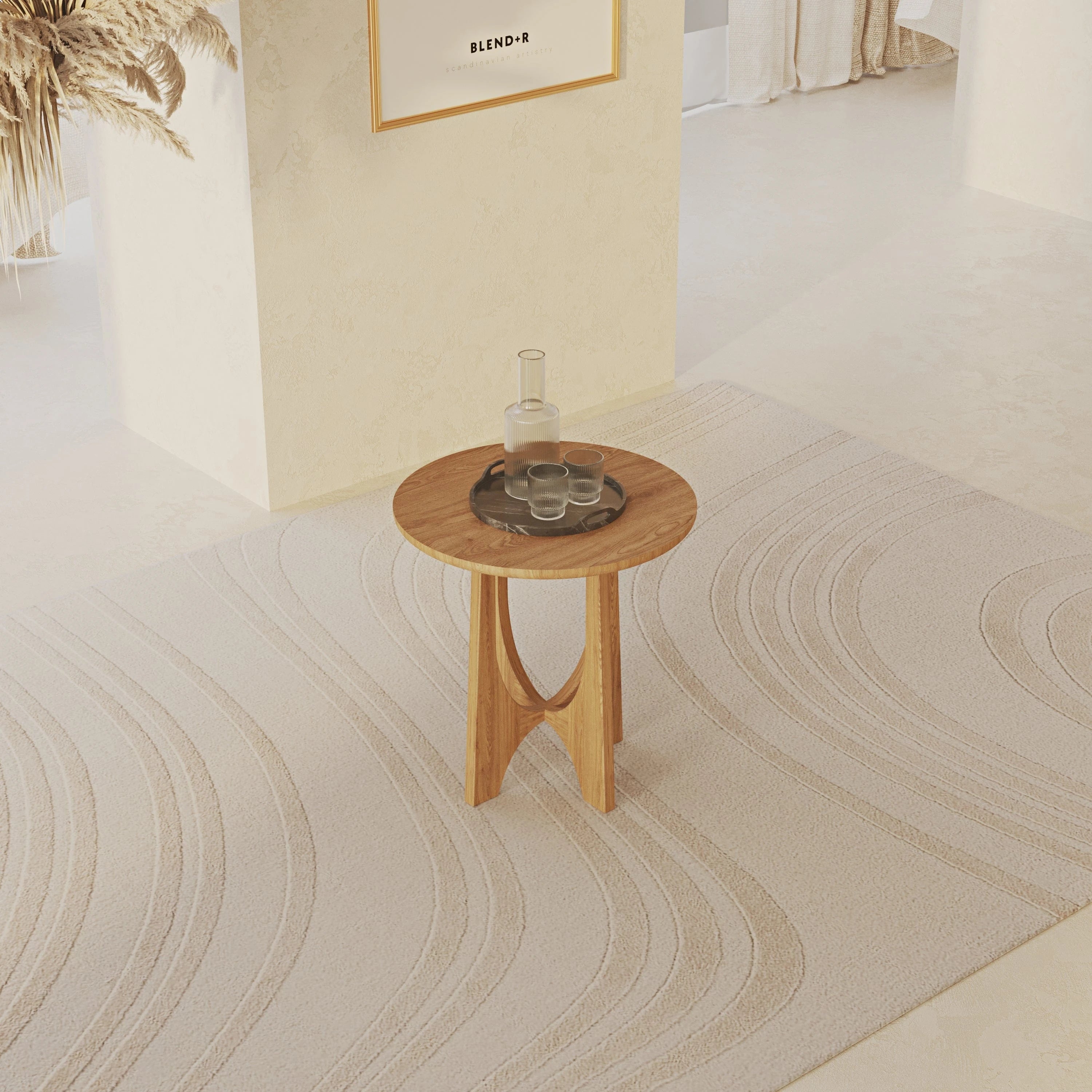 Cassy Side Table Wood