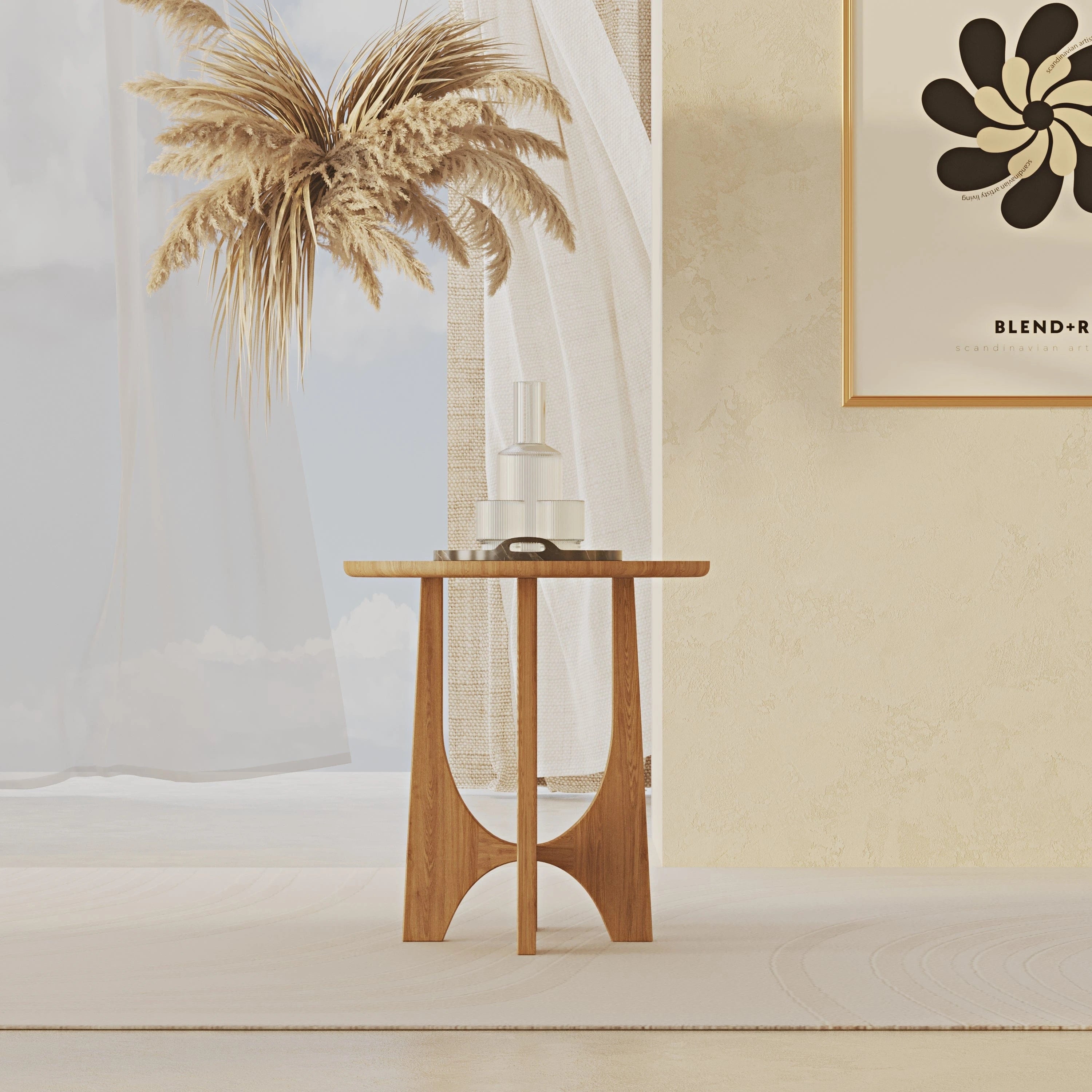 Cassy Side Table Wood