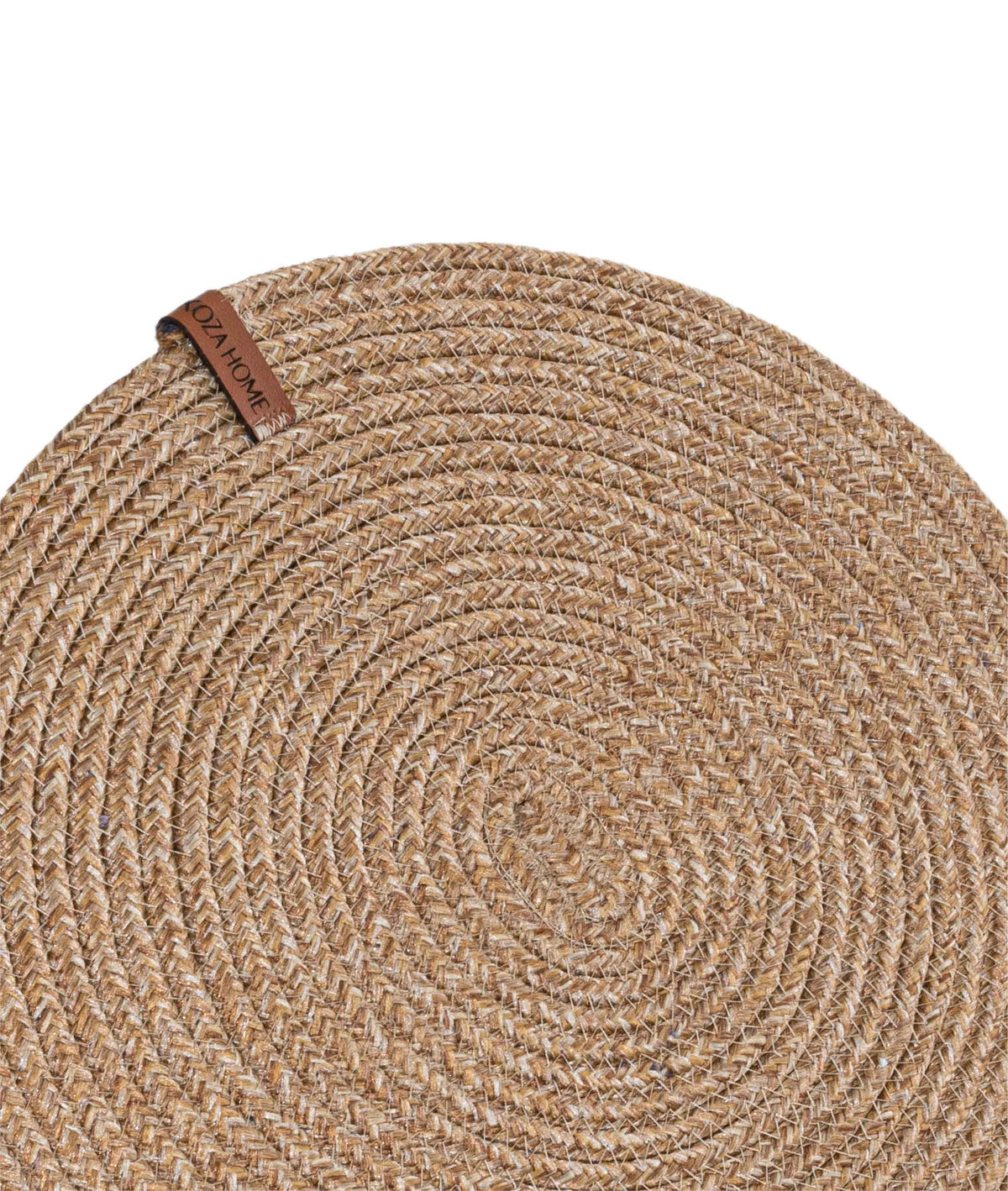 Cesta American Placemat Natural Jute Plain Charger 37x37 9028