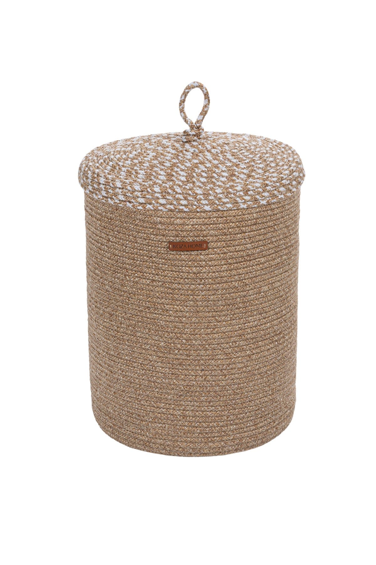 Cesta El Yapımı Natural Bej Sepet 36cmx45cm 9032