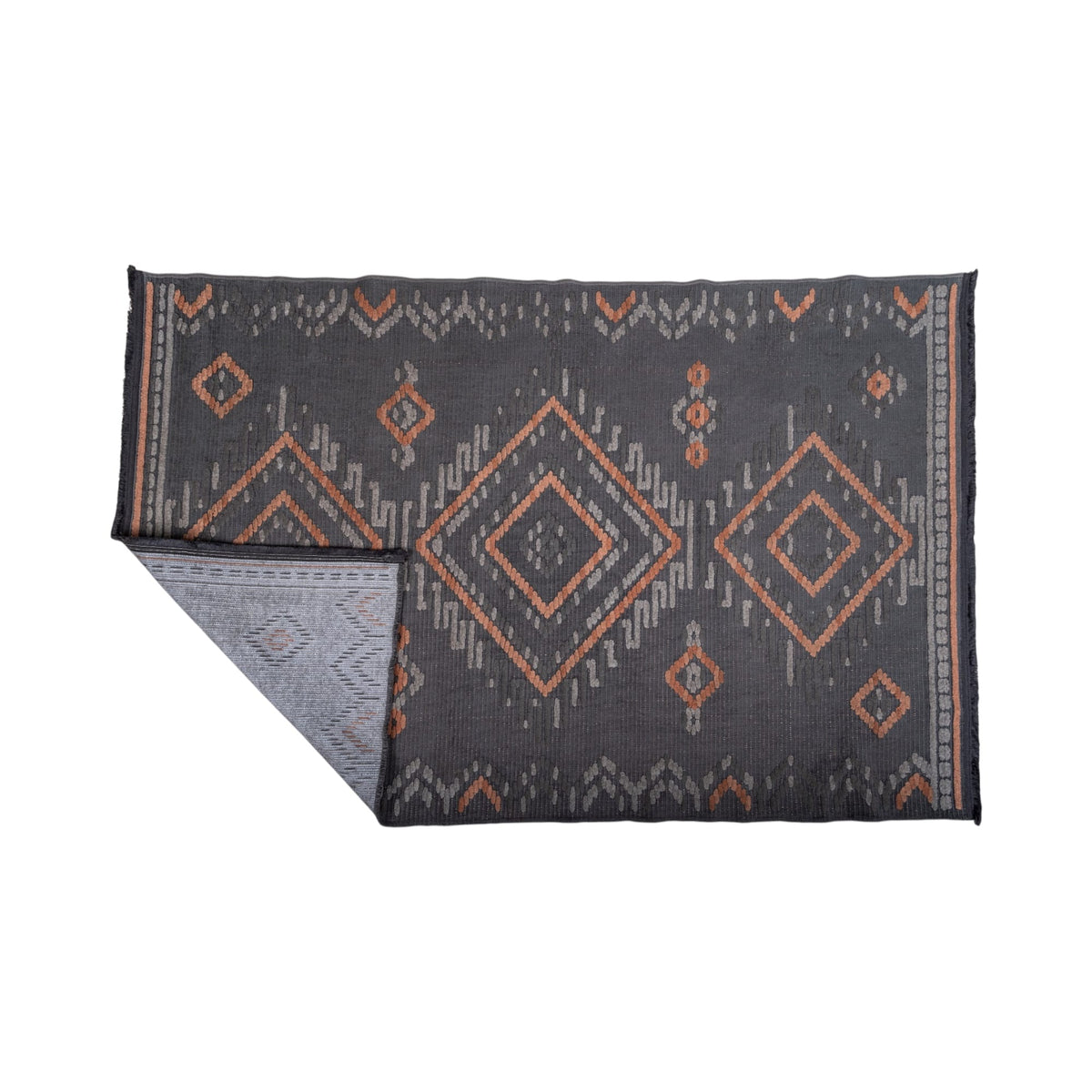 Etnika Halı 140x200 Polyester Gri - Gri