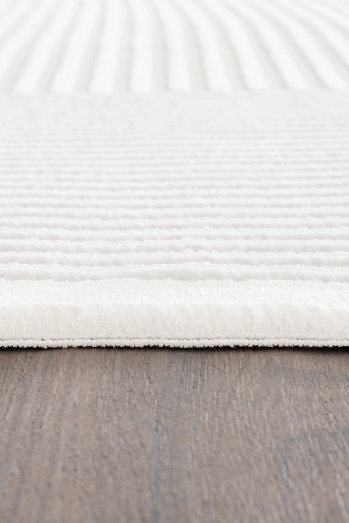 Farahan Krem Mavi Geometrik Desenli Halı A0859A