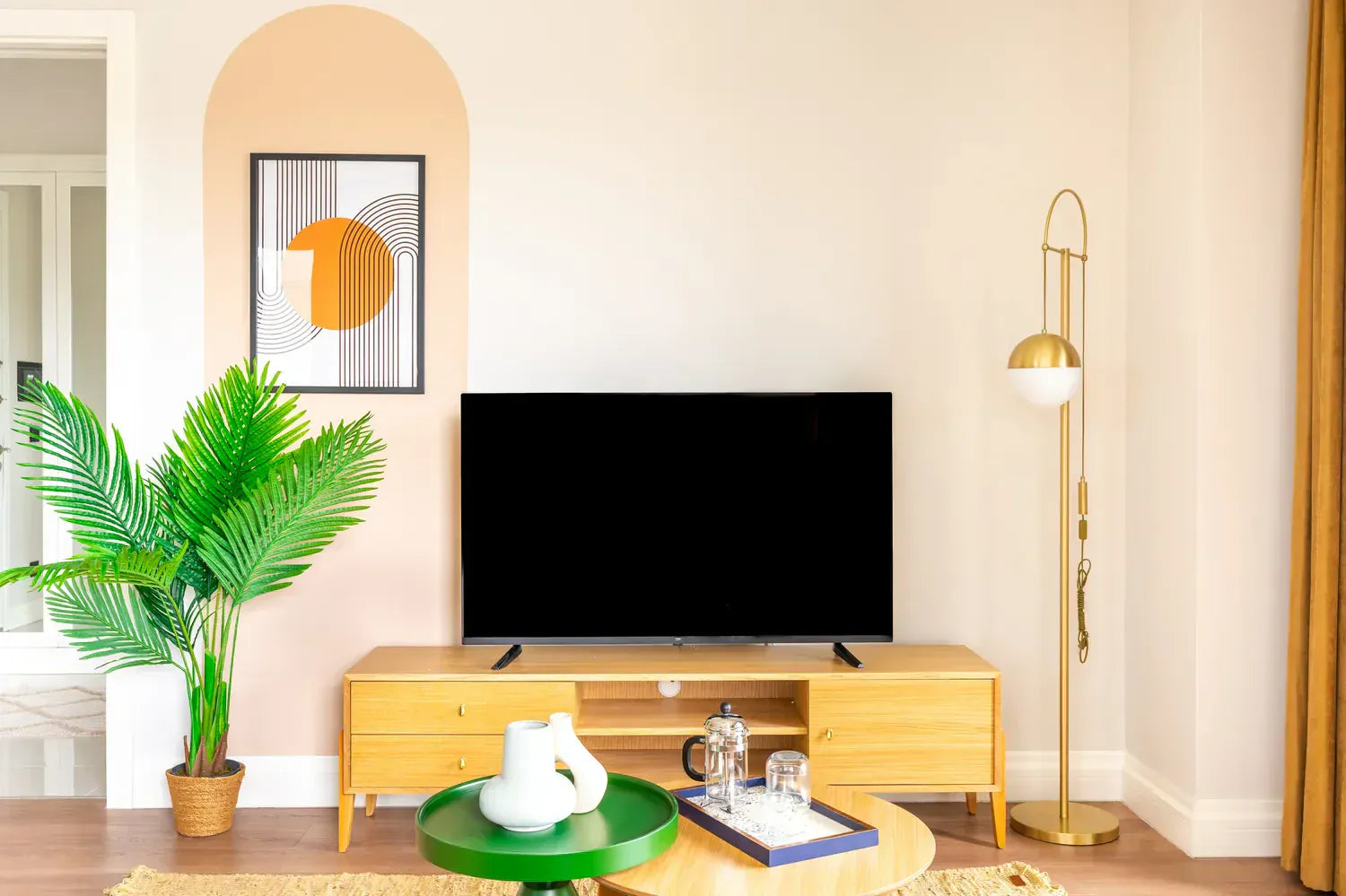 Fil TV Sehpası 180 cm Meşe 11390