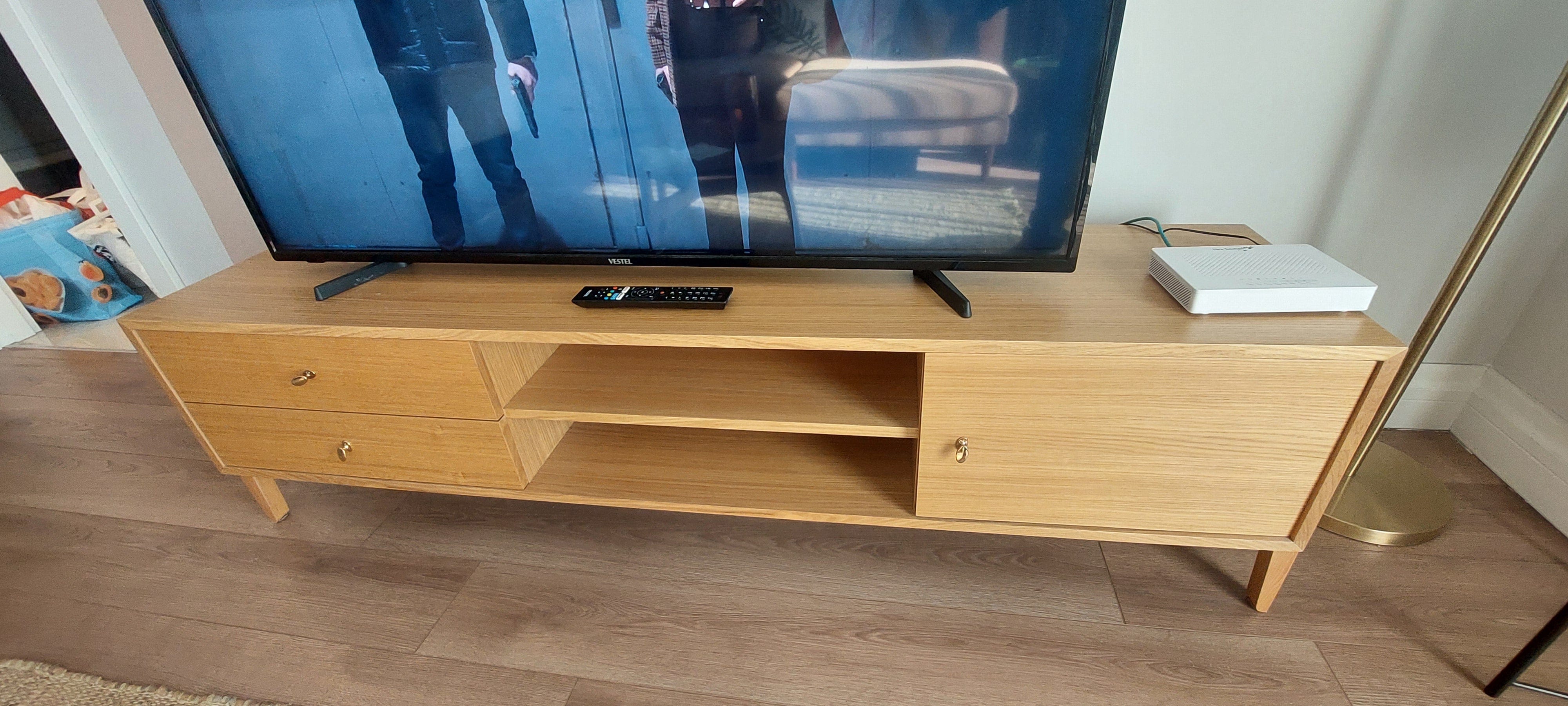 Fil TV Sehpası 180 cm Meşe 11390