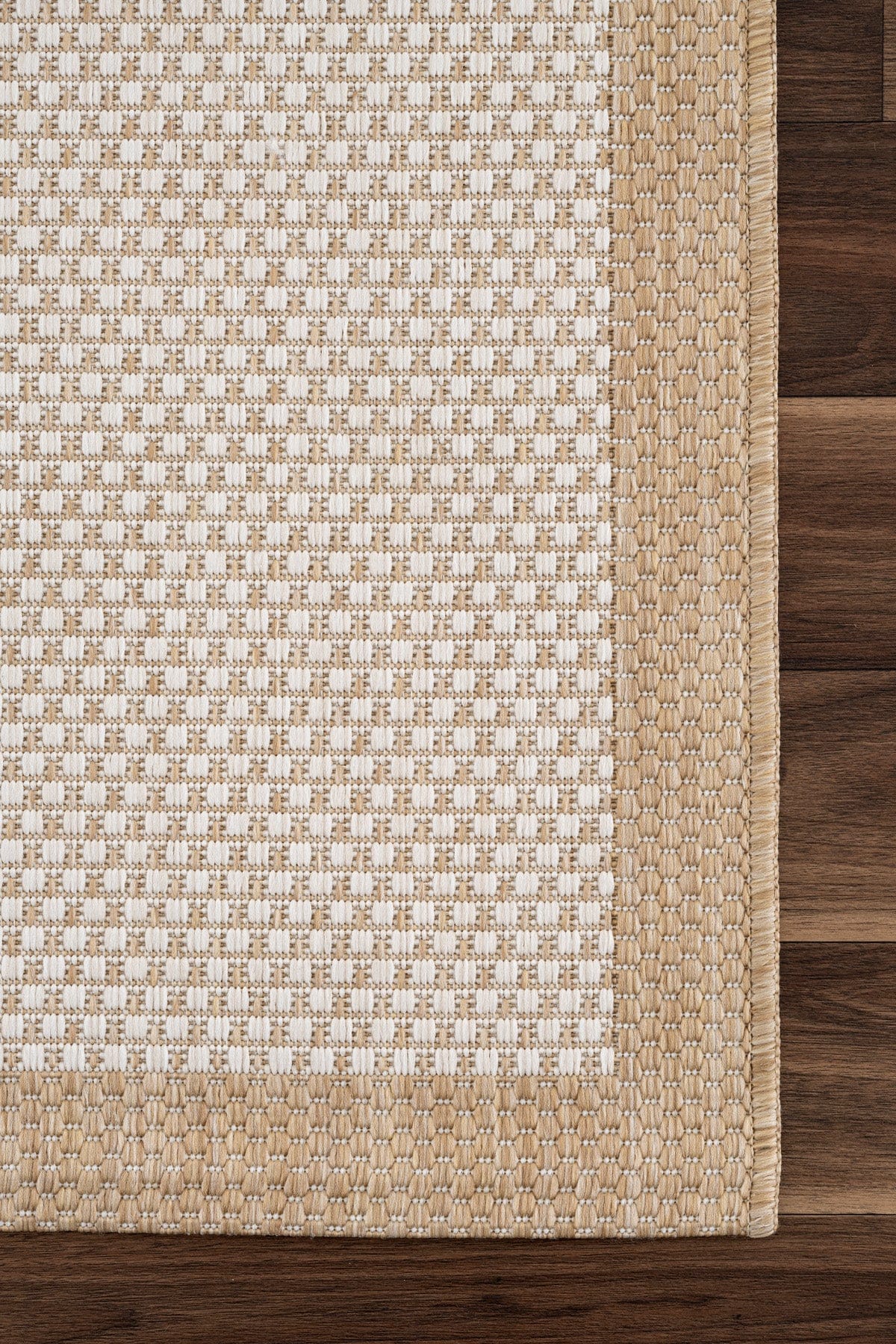 Fresco Ekru Natural Yıkanabilir Halı 23745A