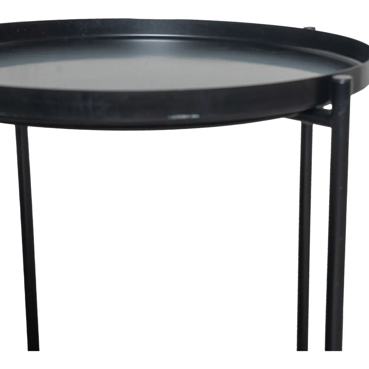 Gladom Yan Sehpa Metal Siyah