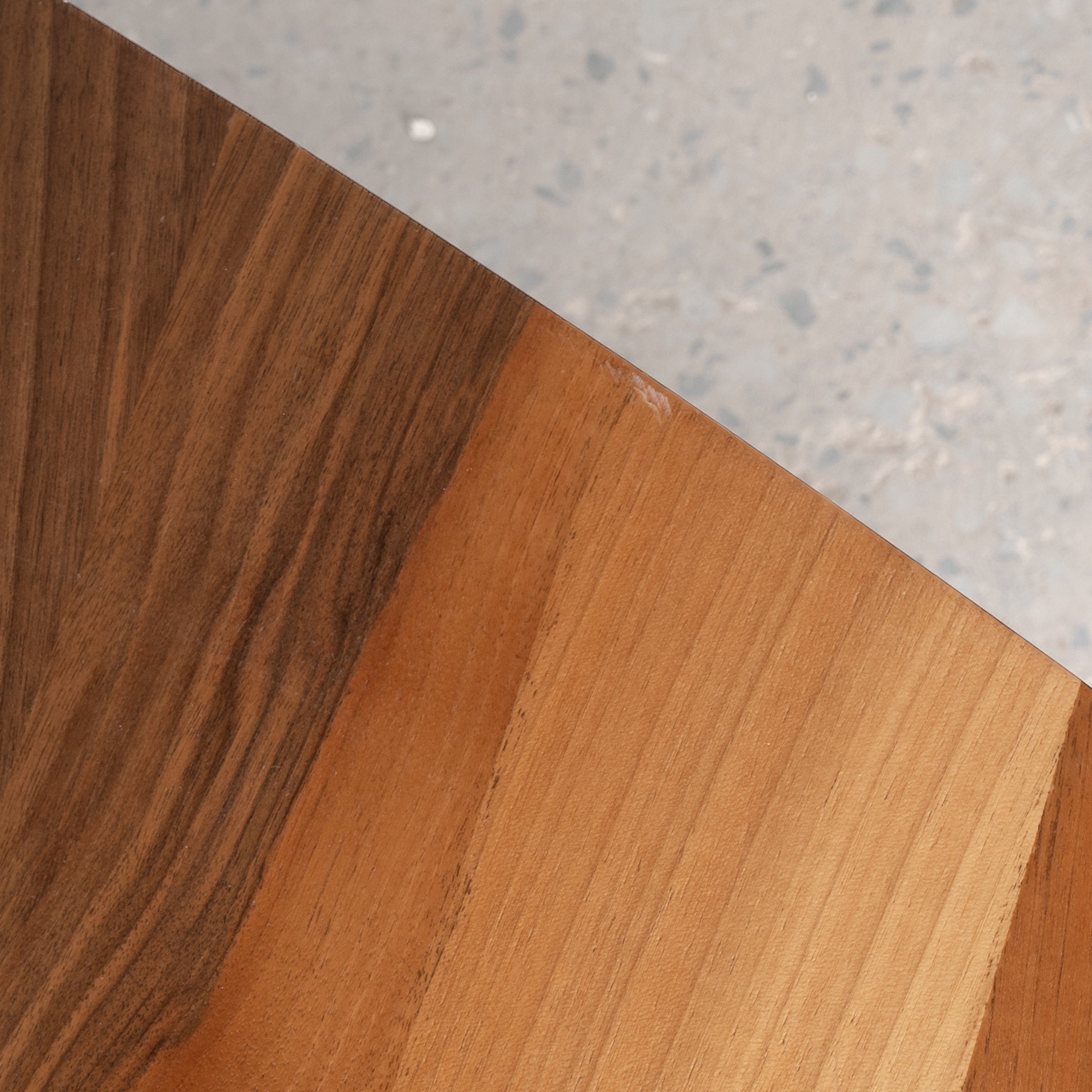 Helsinki Triangle Walnut Coffee Table 10042