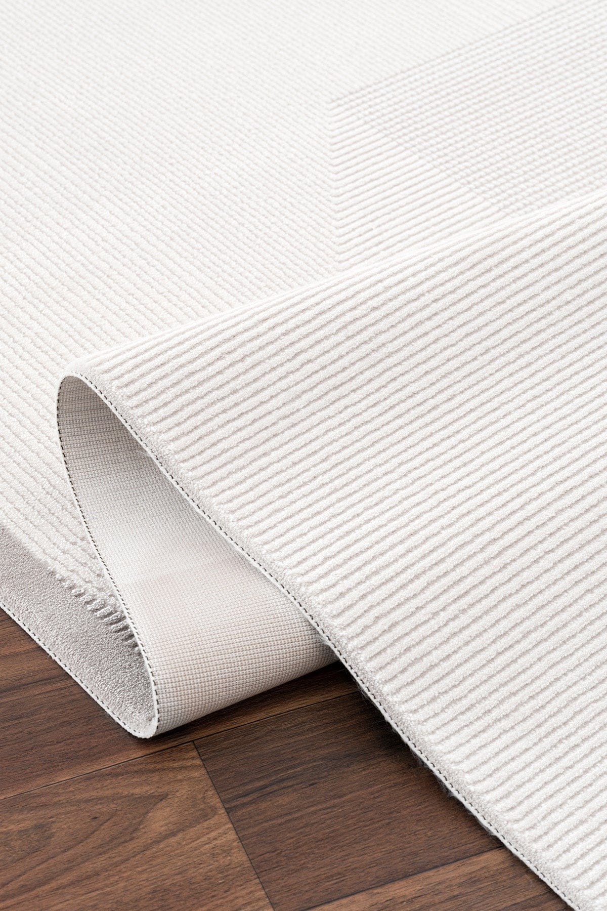 Koza Luna Cream Grey Living Room Rug A2700C