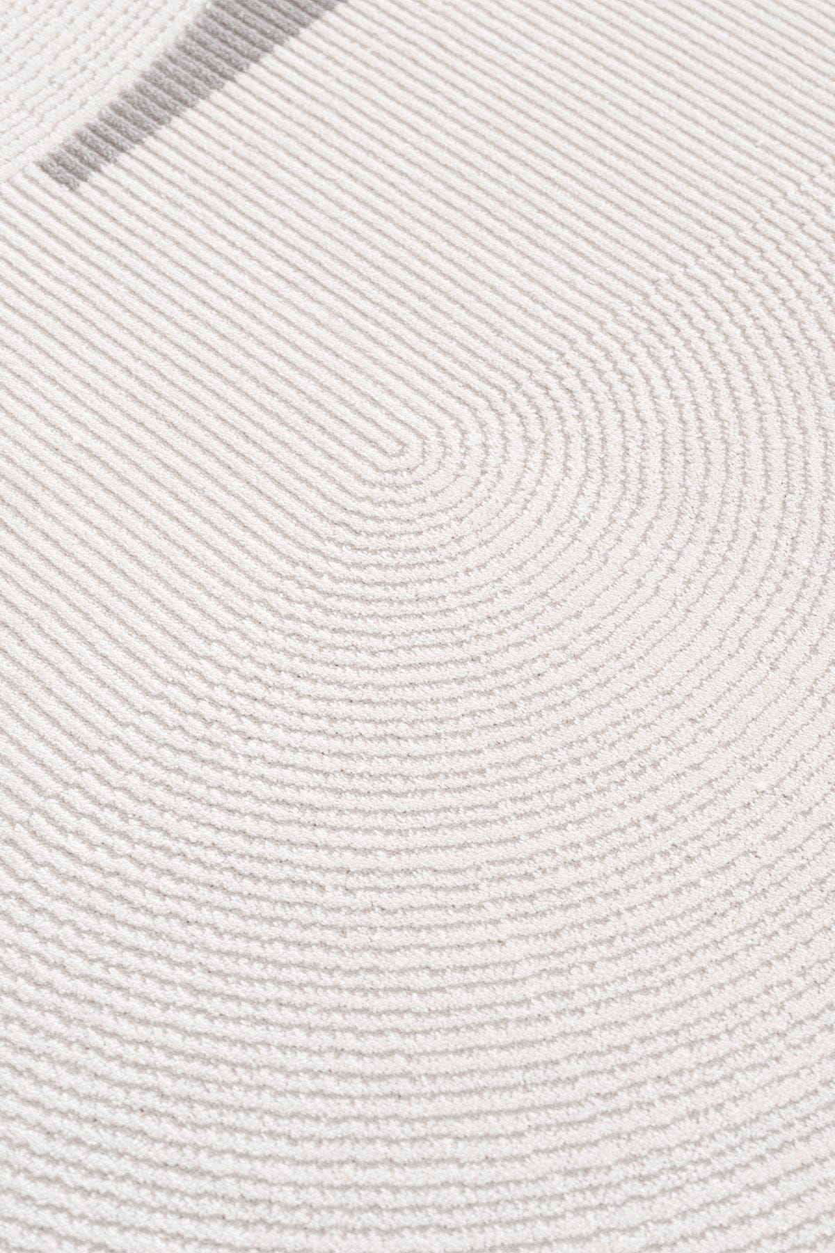 Koza Luna Cream Grey Living Room Rug A2700C