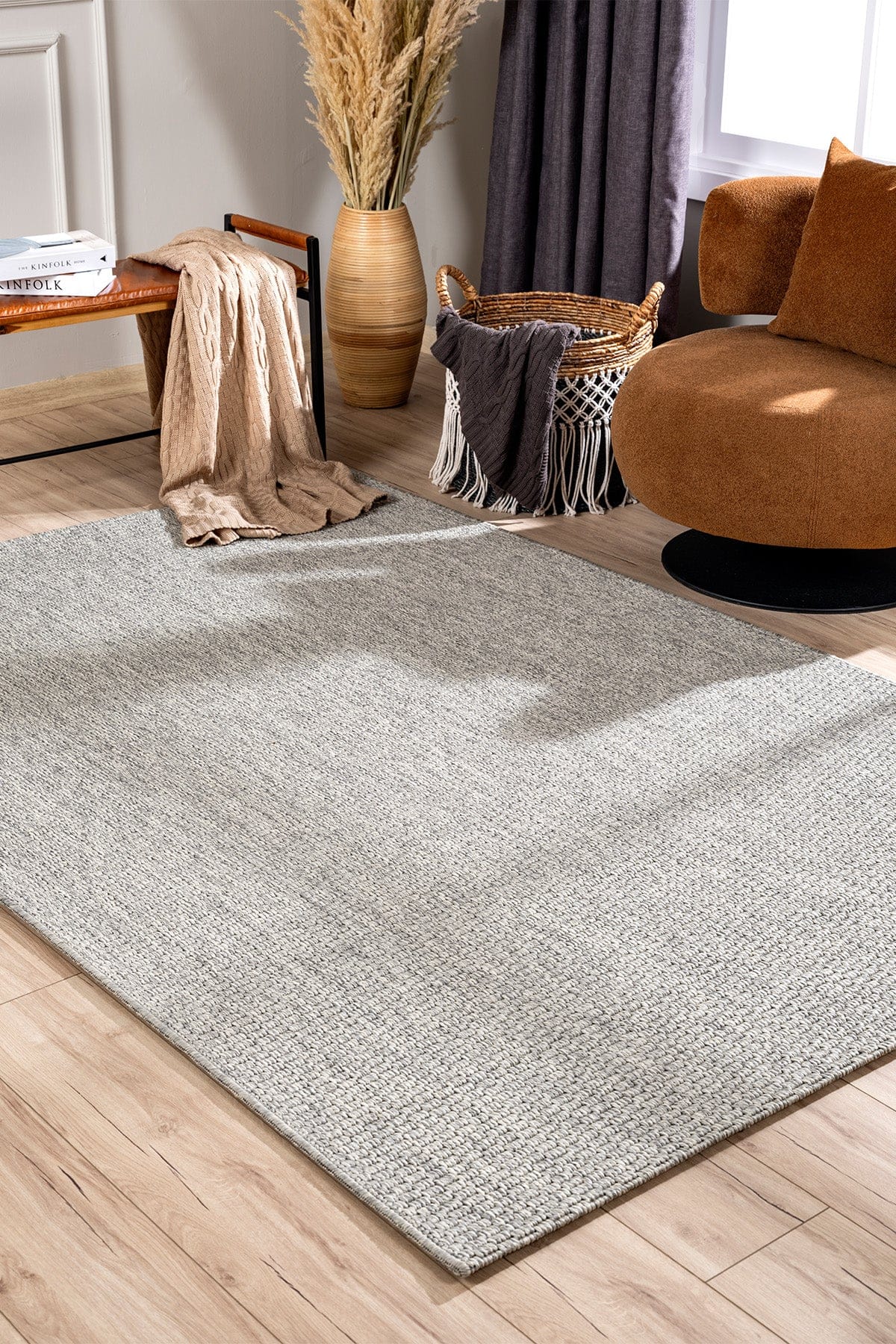 Loft Gri Tozumaz Halı A0806A