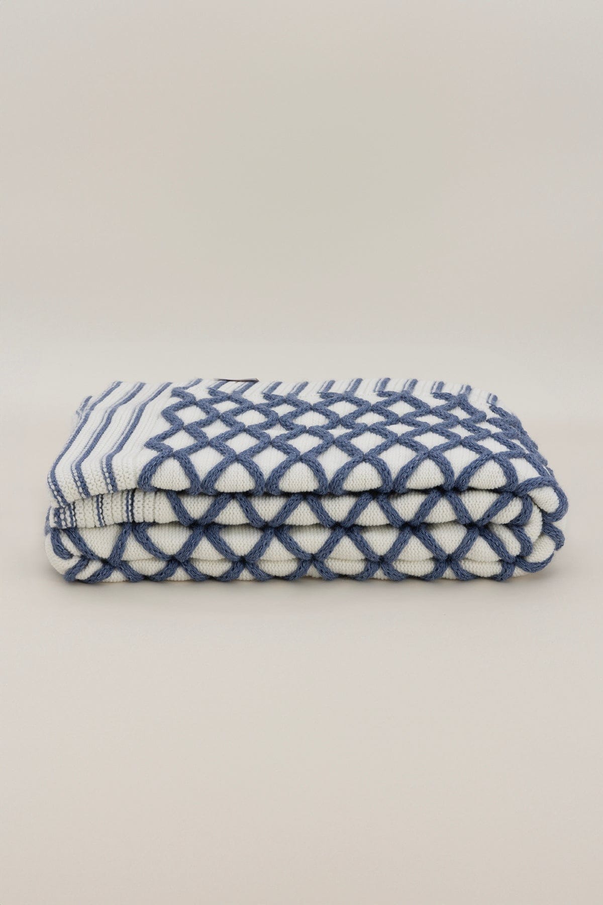 Loop Indigo Acrylic TV Blanket 130x170 3732A