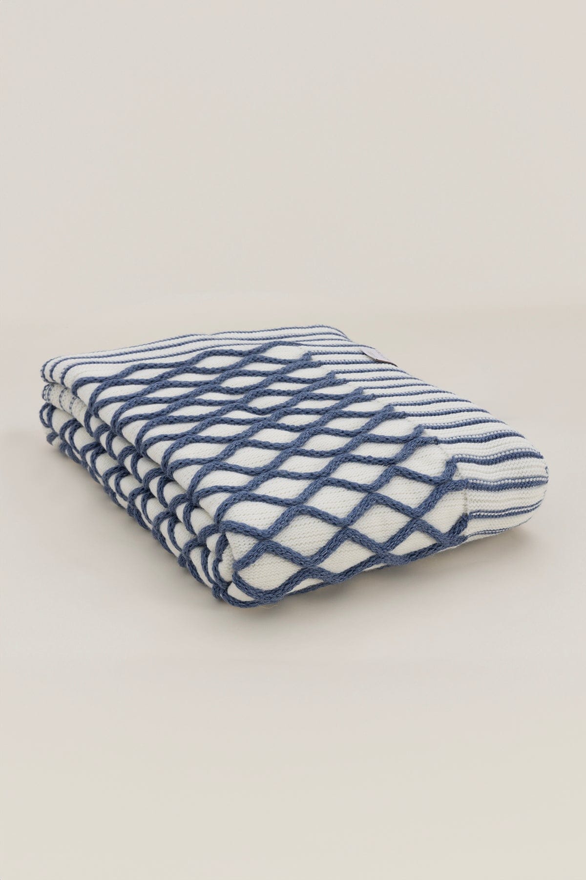 Loop Indigo Acrylic TV Blanket 130x170 3732A