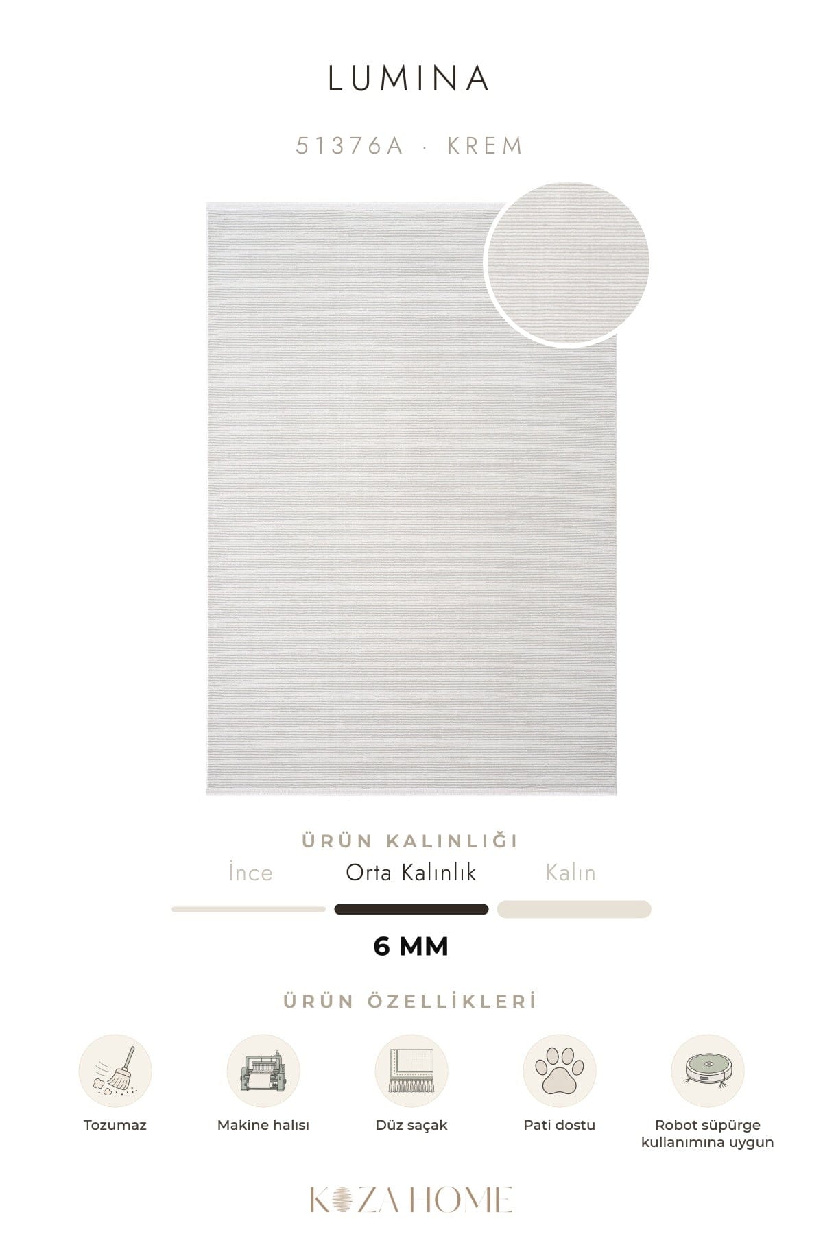 Lumina Non-Shedding Carpet 51376A