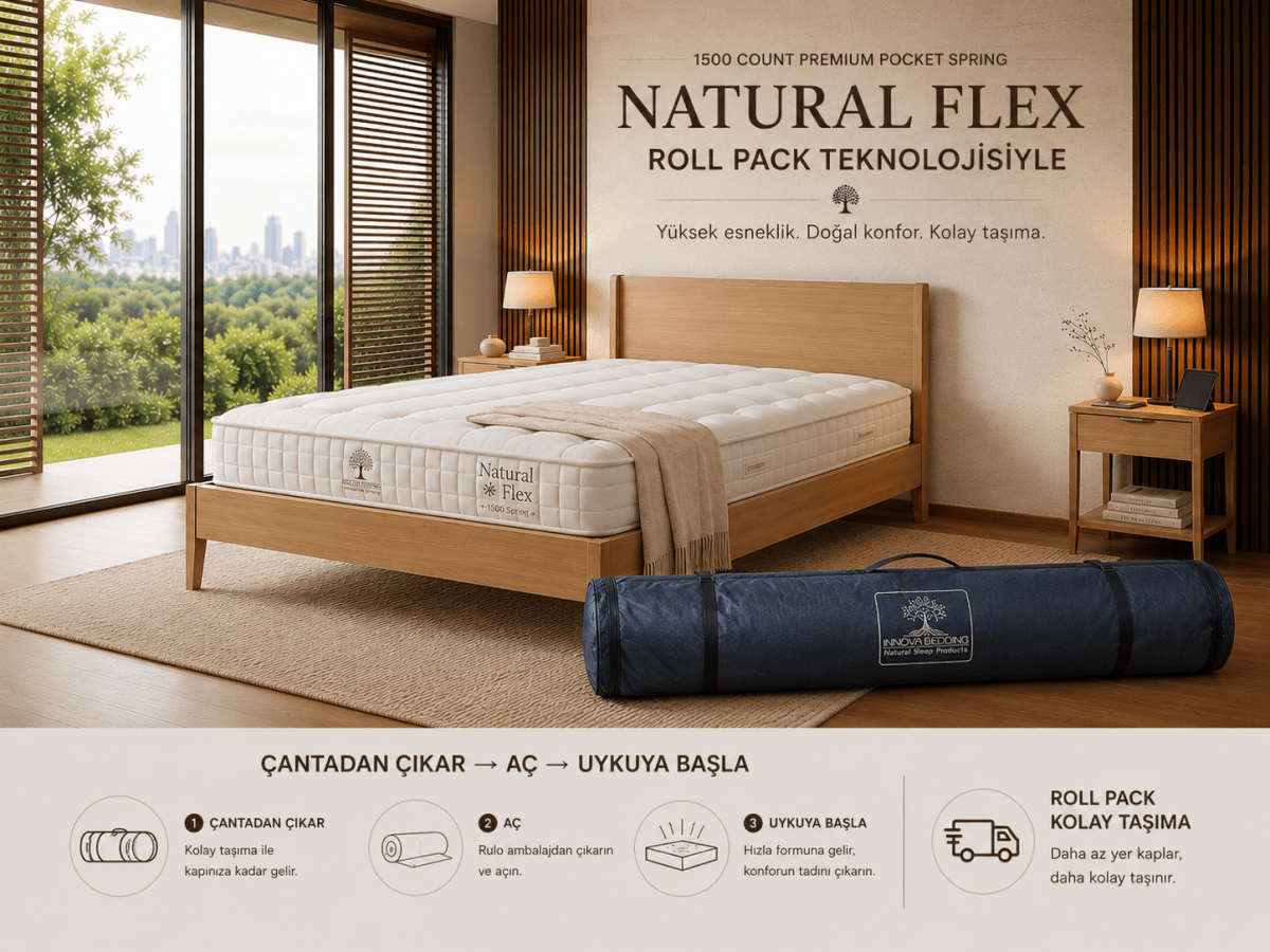 Natural Flex Handmade %100 Doğal Yatak
