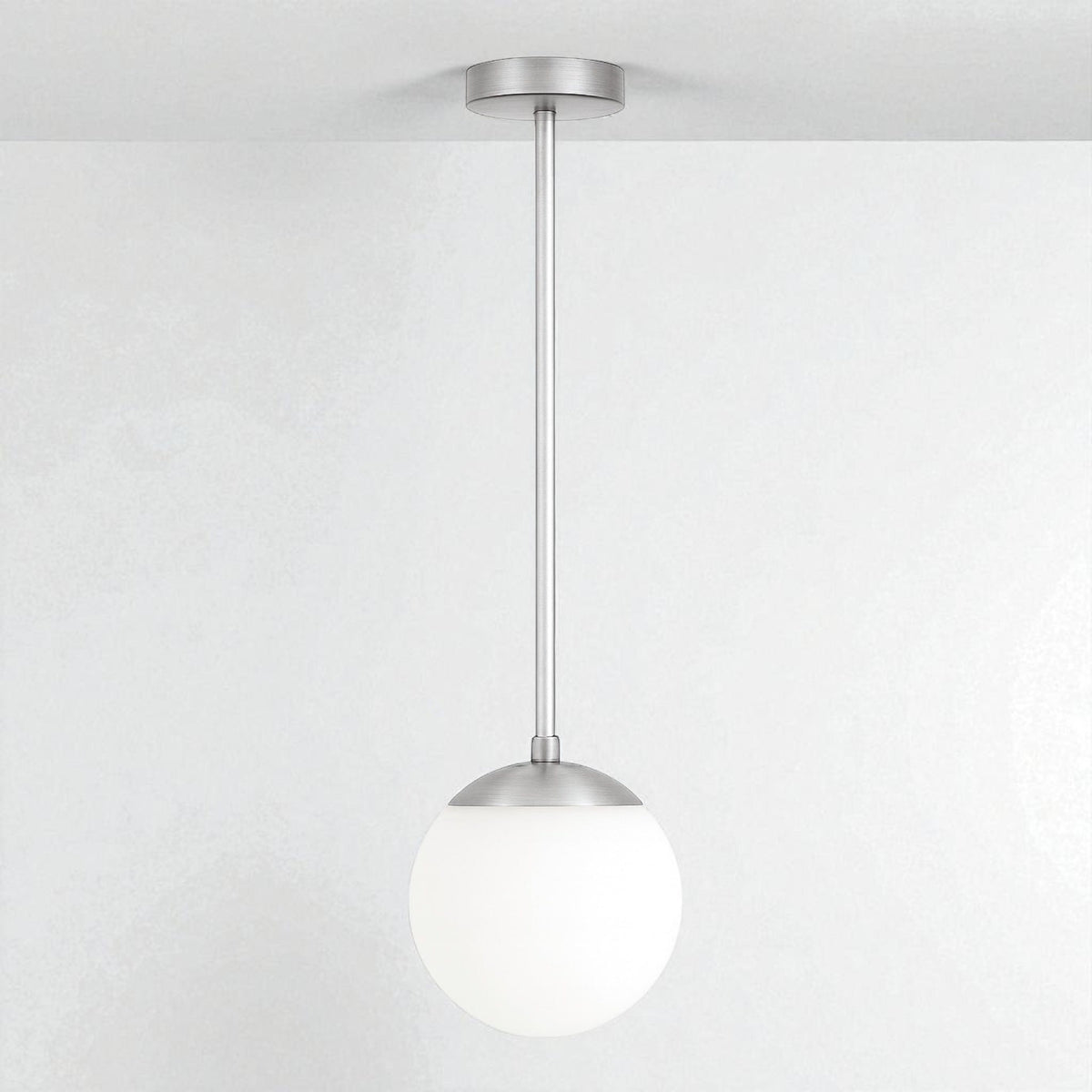 Nino Single Ball Silver Lamp