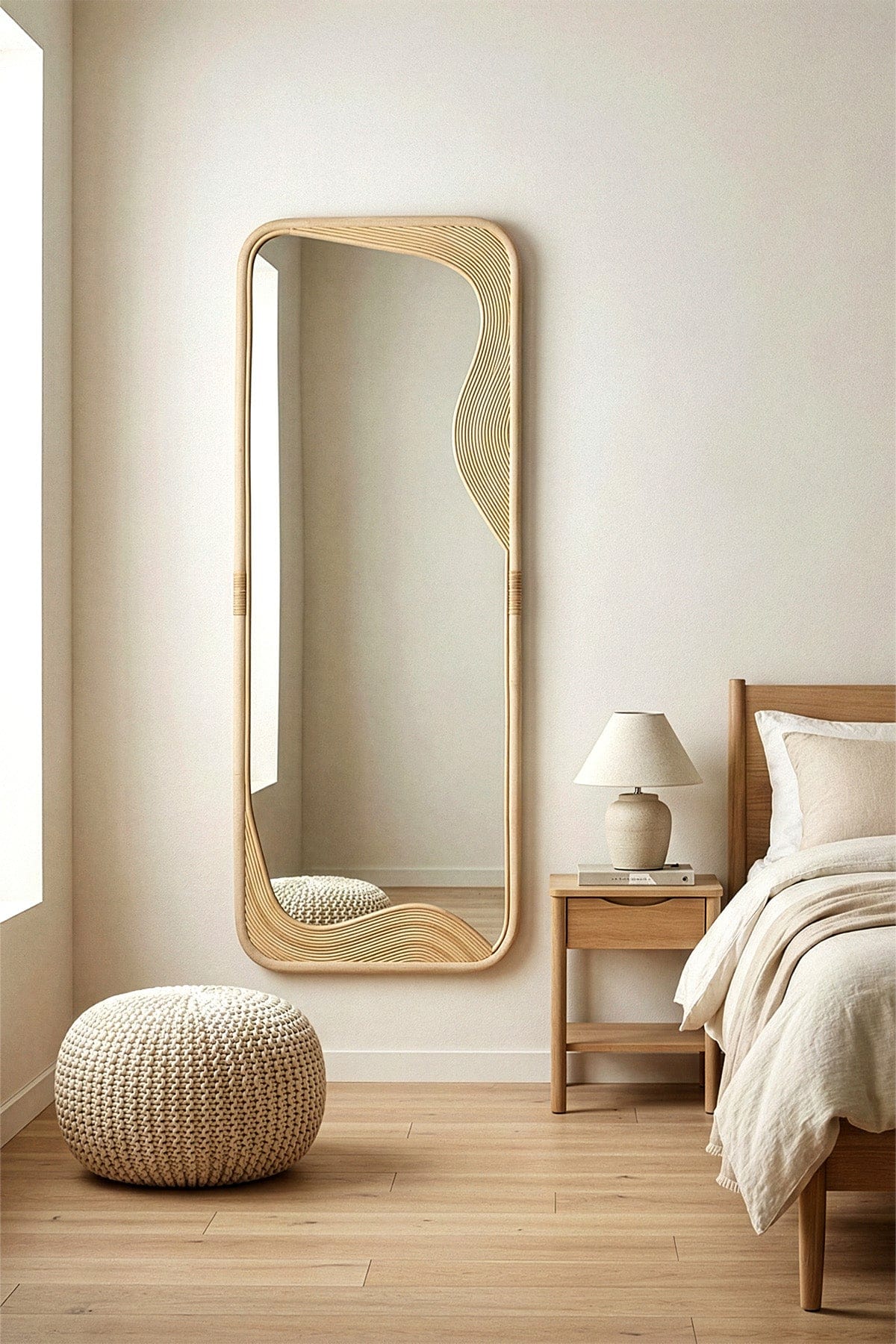 Savia Wood Special Form Rectangular Mirror 10125