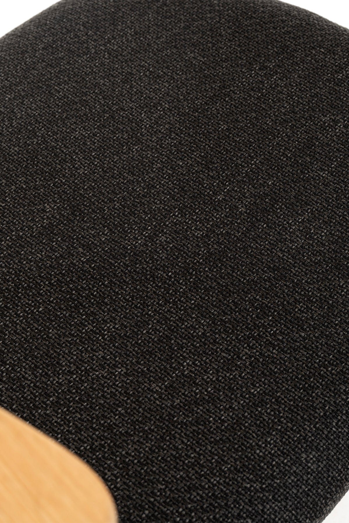 Savia Siyah Minderli Natural Ahşap Sandalye 10112