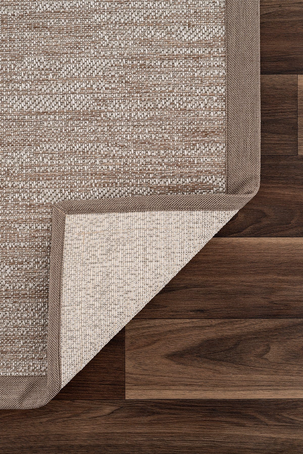 Sisalo Border Cream Natural Sisal Rug Border Mink B3418C