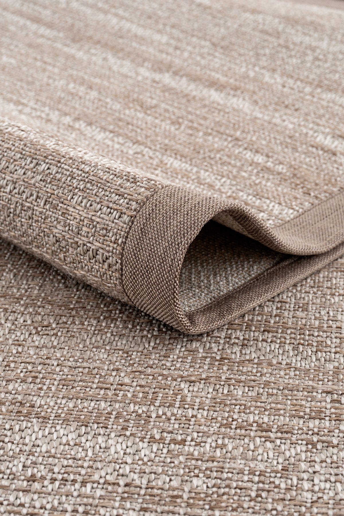 Sisalo Border Cream Natural Sisal Rug Border Mink B3418C