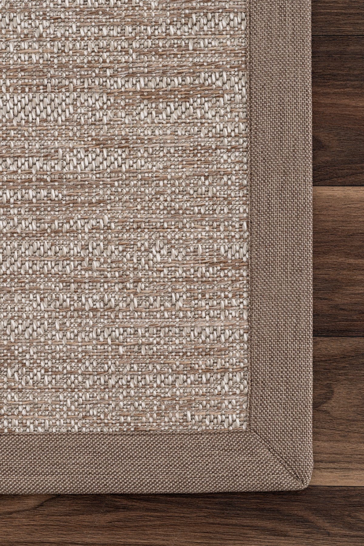 Sisalo Border Cream Natural Sisal Rug Border Mink B3418C