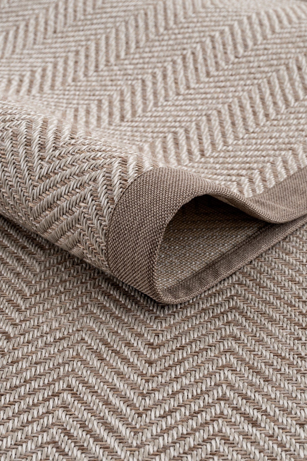 Sisalo Border Cream Natural Sisal Rug Mink Border B3421C