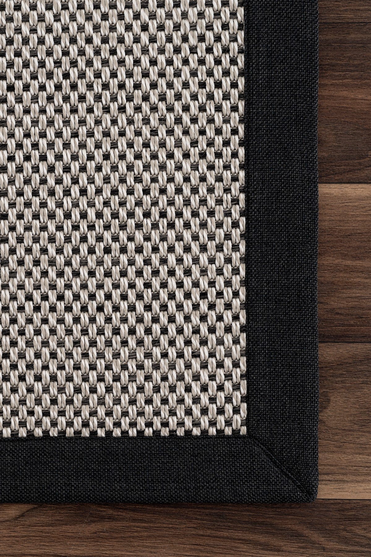 Sisalo Border Cream Black Sisal Rug Black Border B3417E