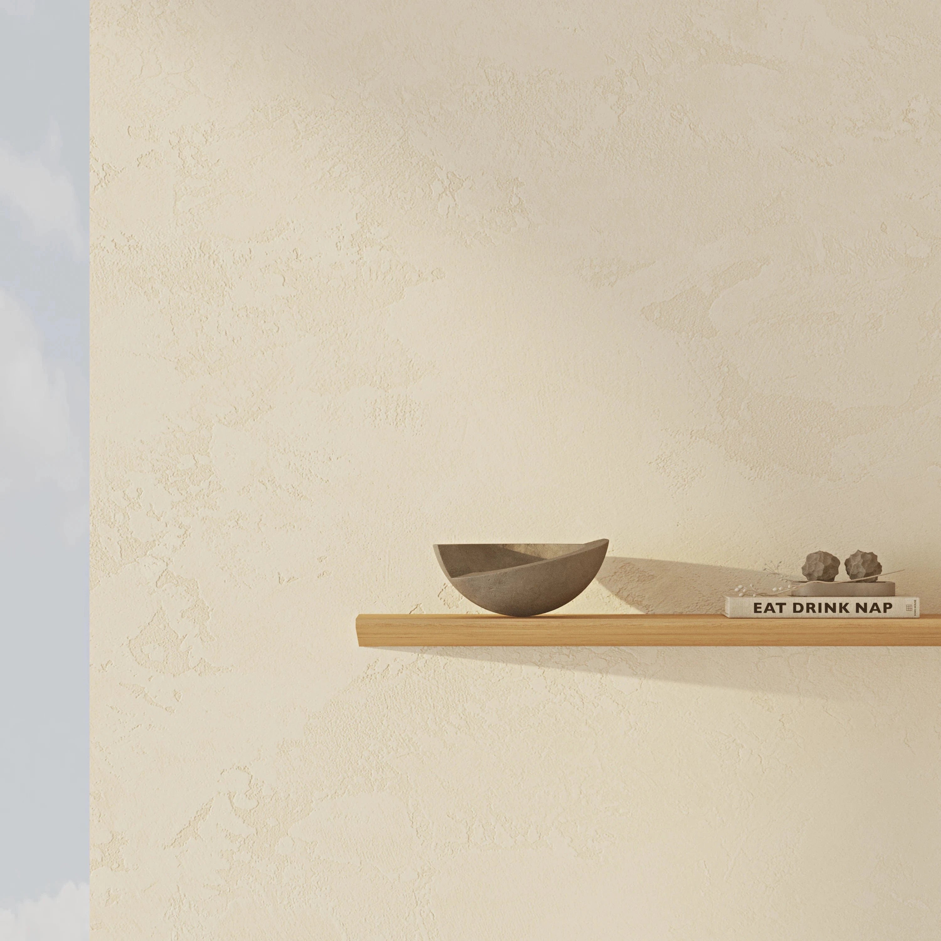 Tala Oak Shelf 100 cm Wooden