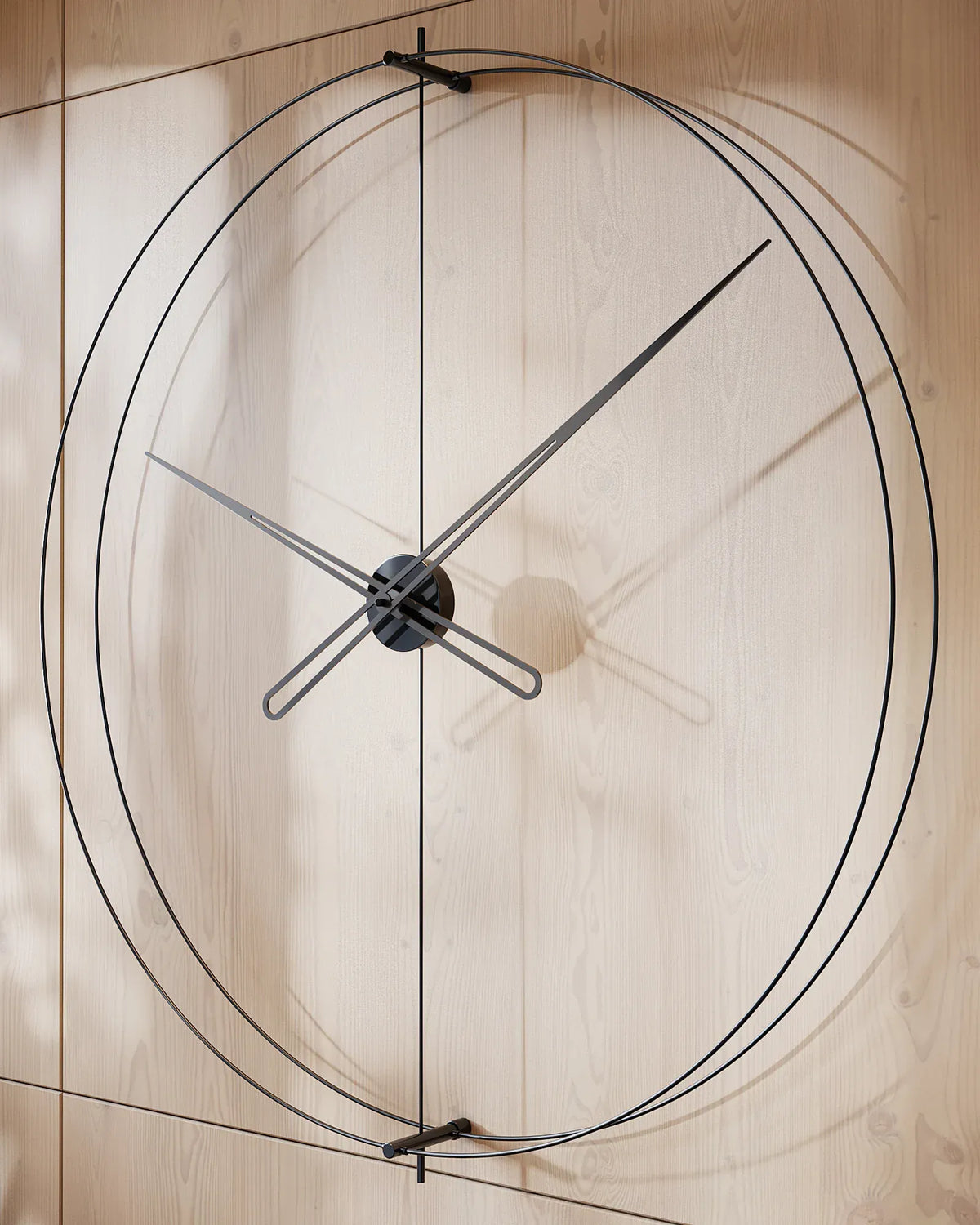 timeless simple büyük boy duvar saati