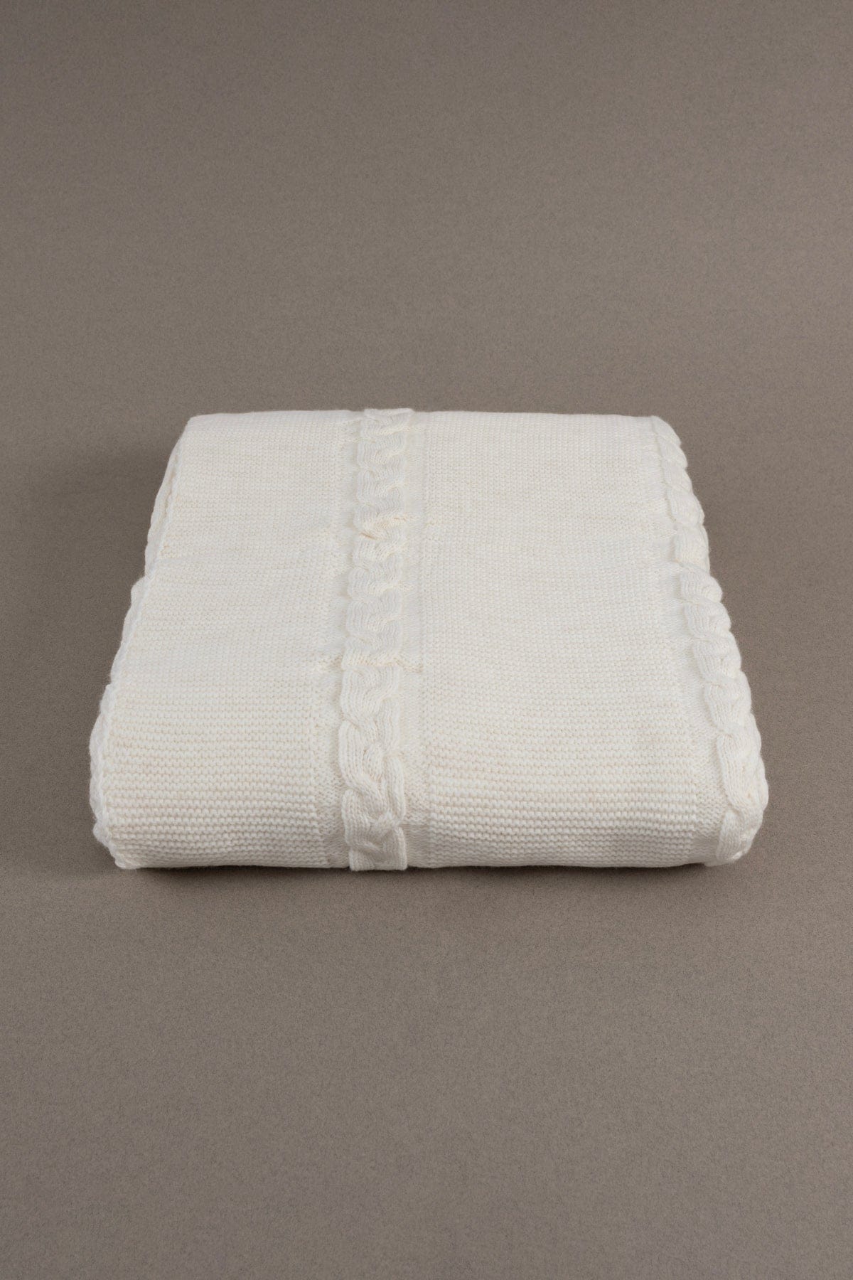 Trenza Krem Çift Kişilik Battaniye 200x220 15025