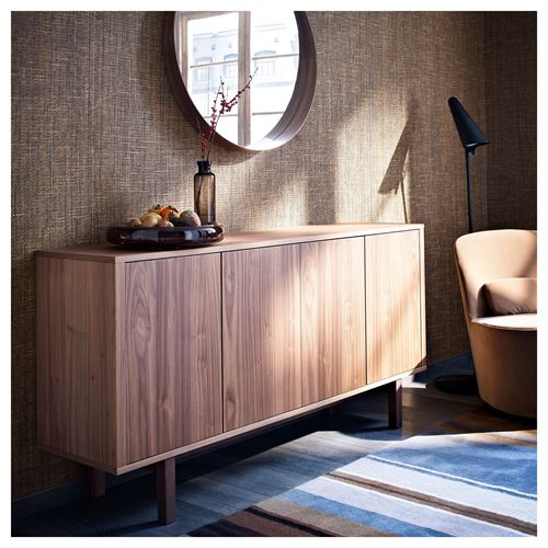 Stokholm Ayna 80 cm Ahşap Ceviz