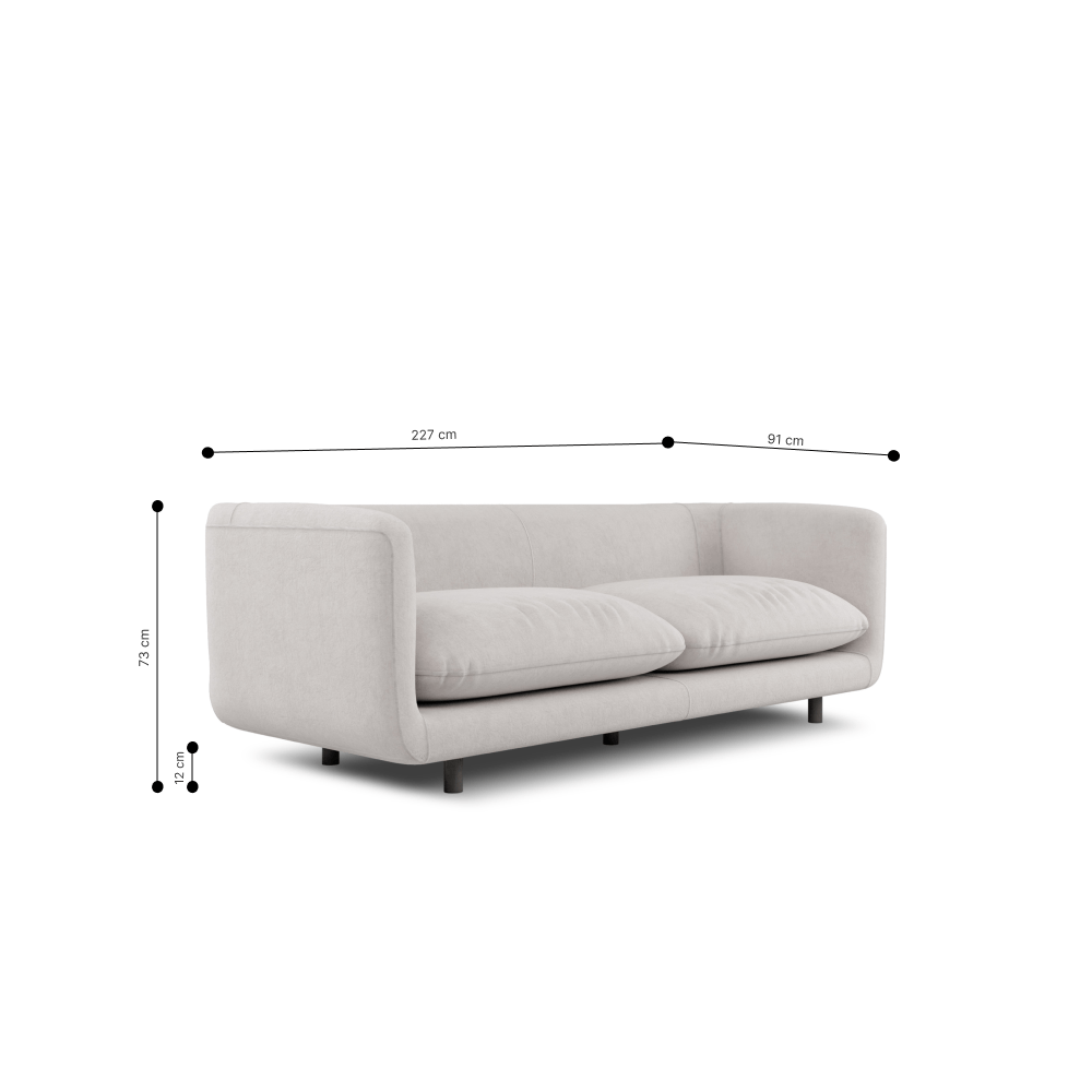 Boli Triple Sofa Linen 11035
