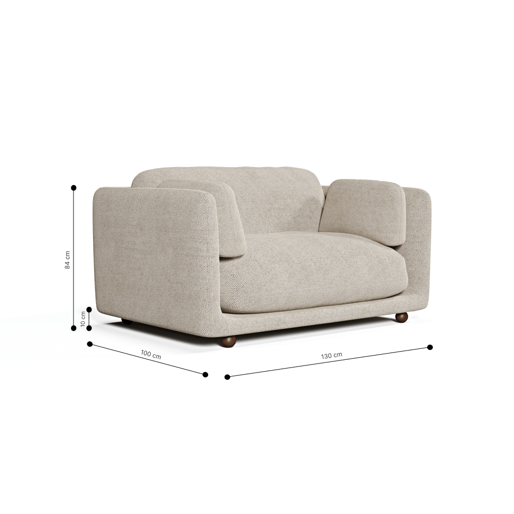 Flam Loveseat Keten