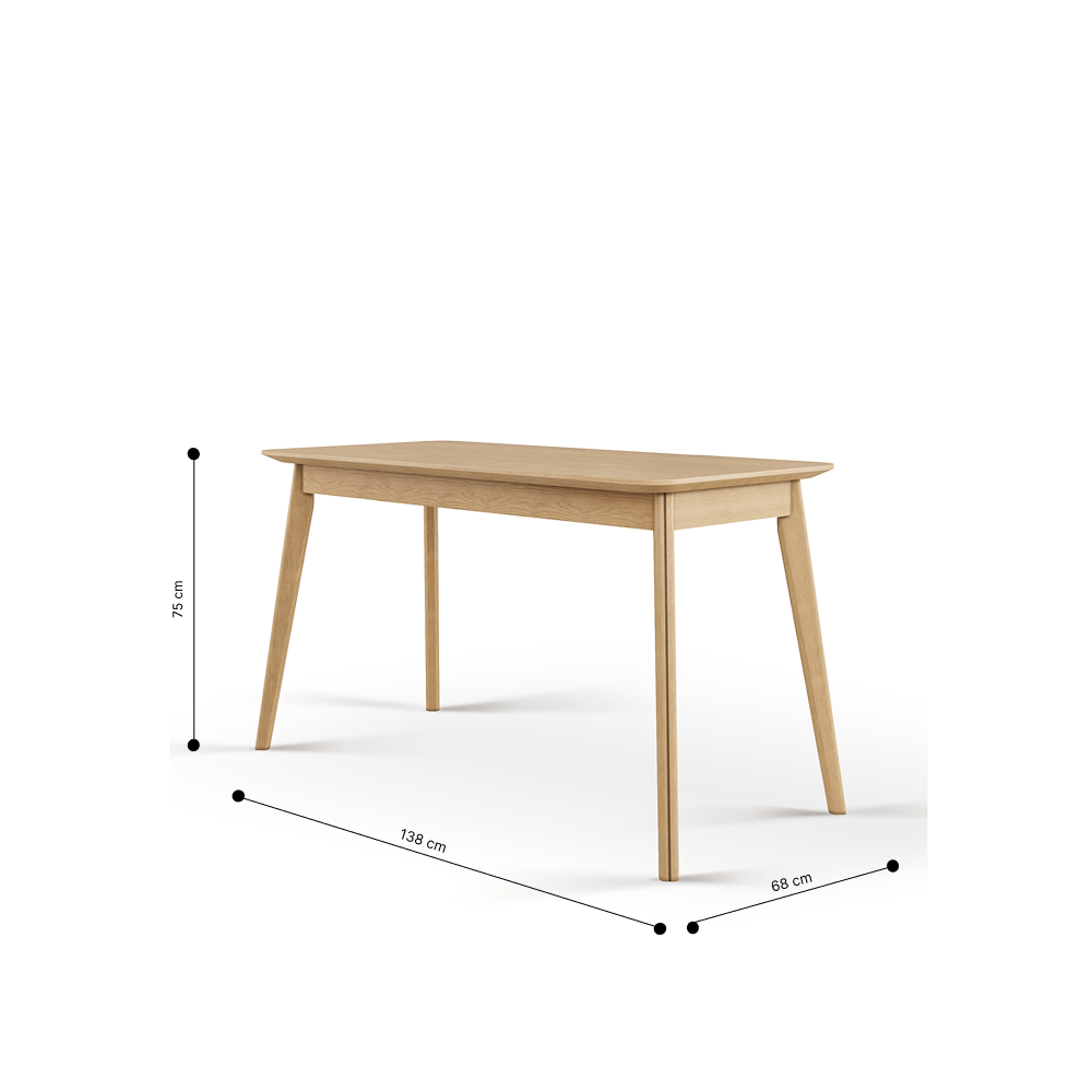 Norge Yemek Masası 68x138