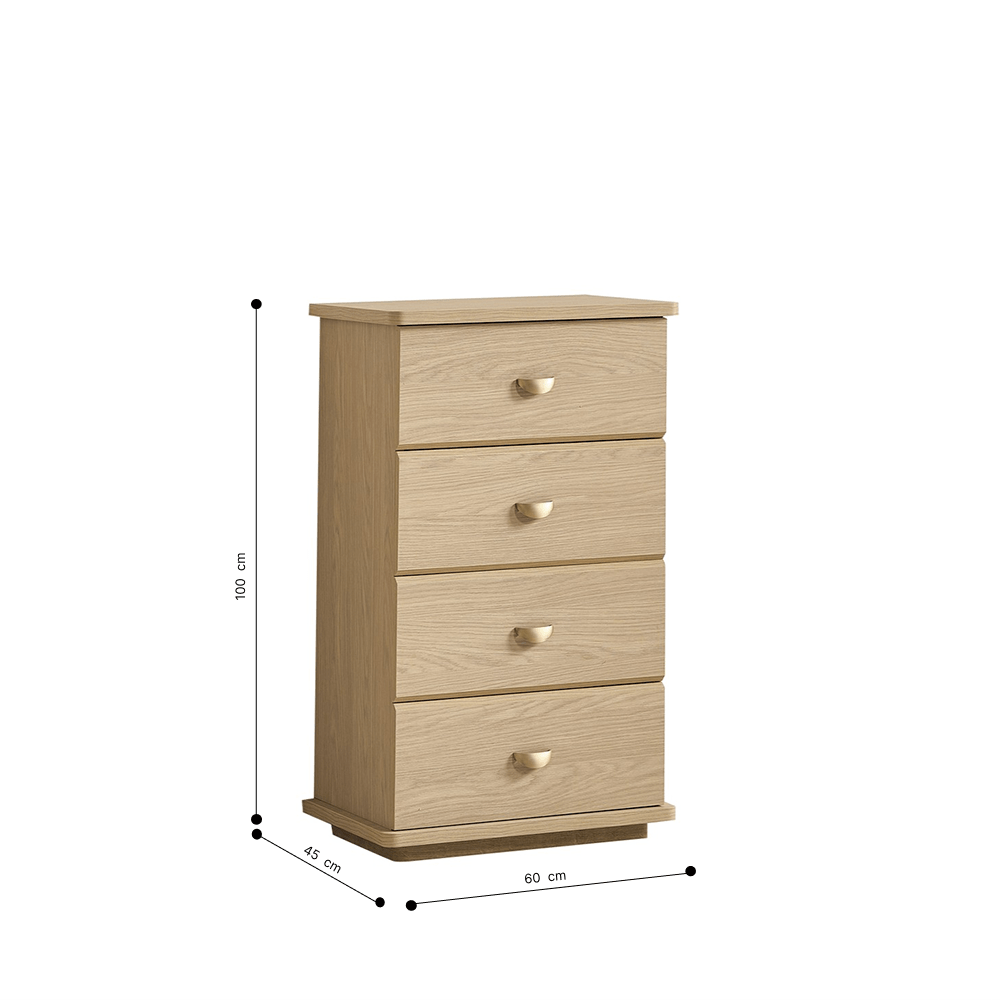 Nova 4-Drawer Chiffonier