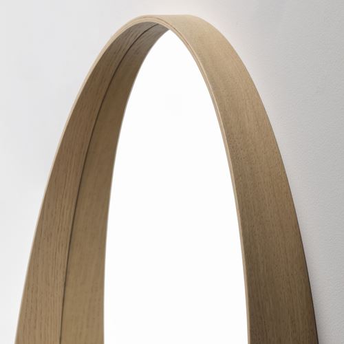 Stokholm Ayna 80 cm Ahşap Meşe