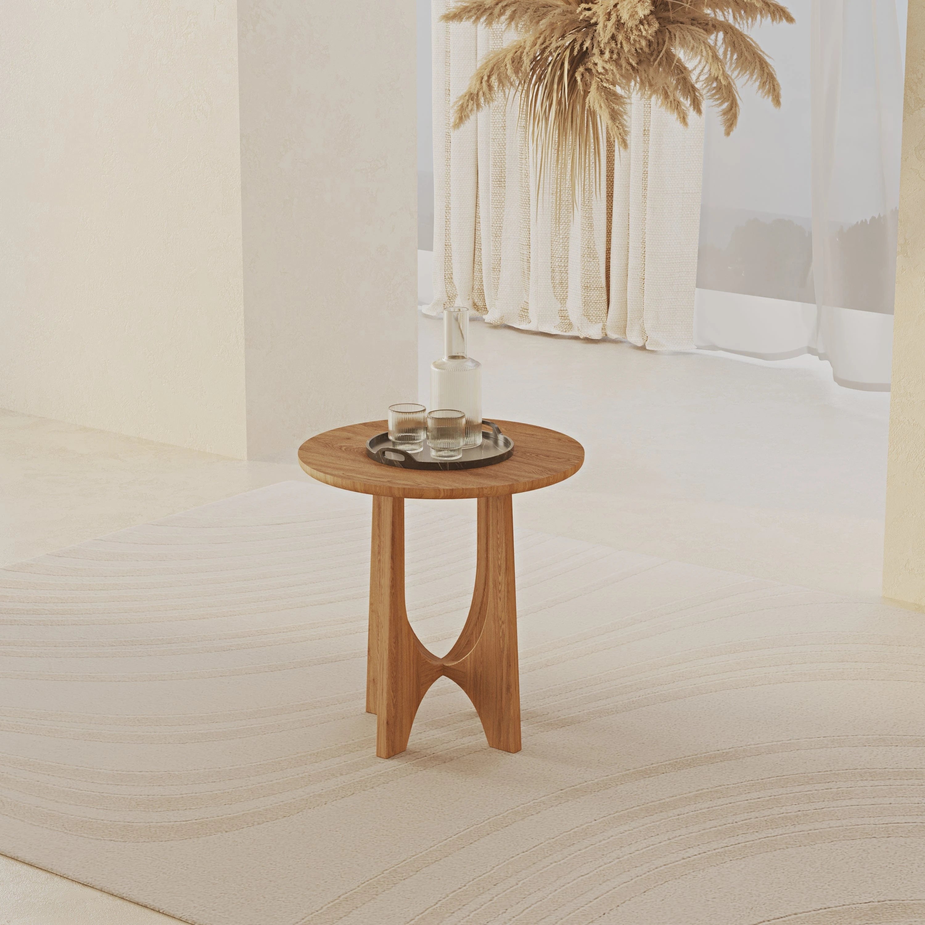 Cassy Side Table Wood