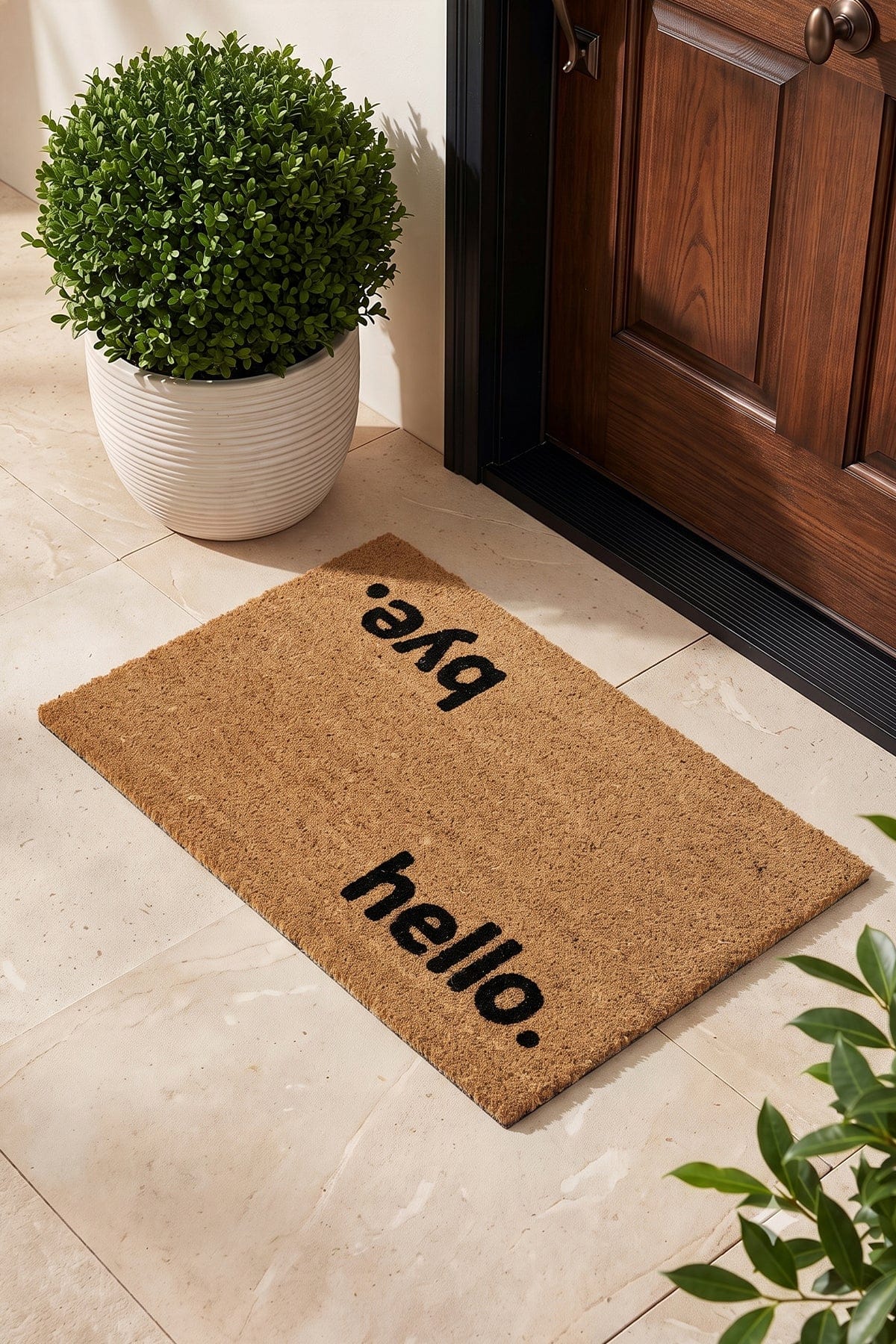 Coco Hello Bye Coir Doormat 40x60 3678