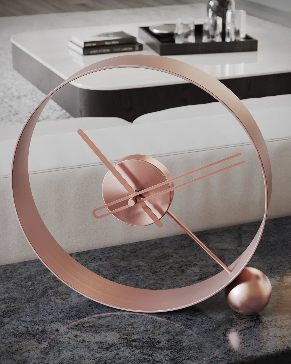 rose gold renk masa saati