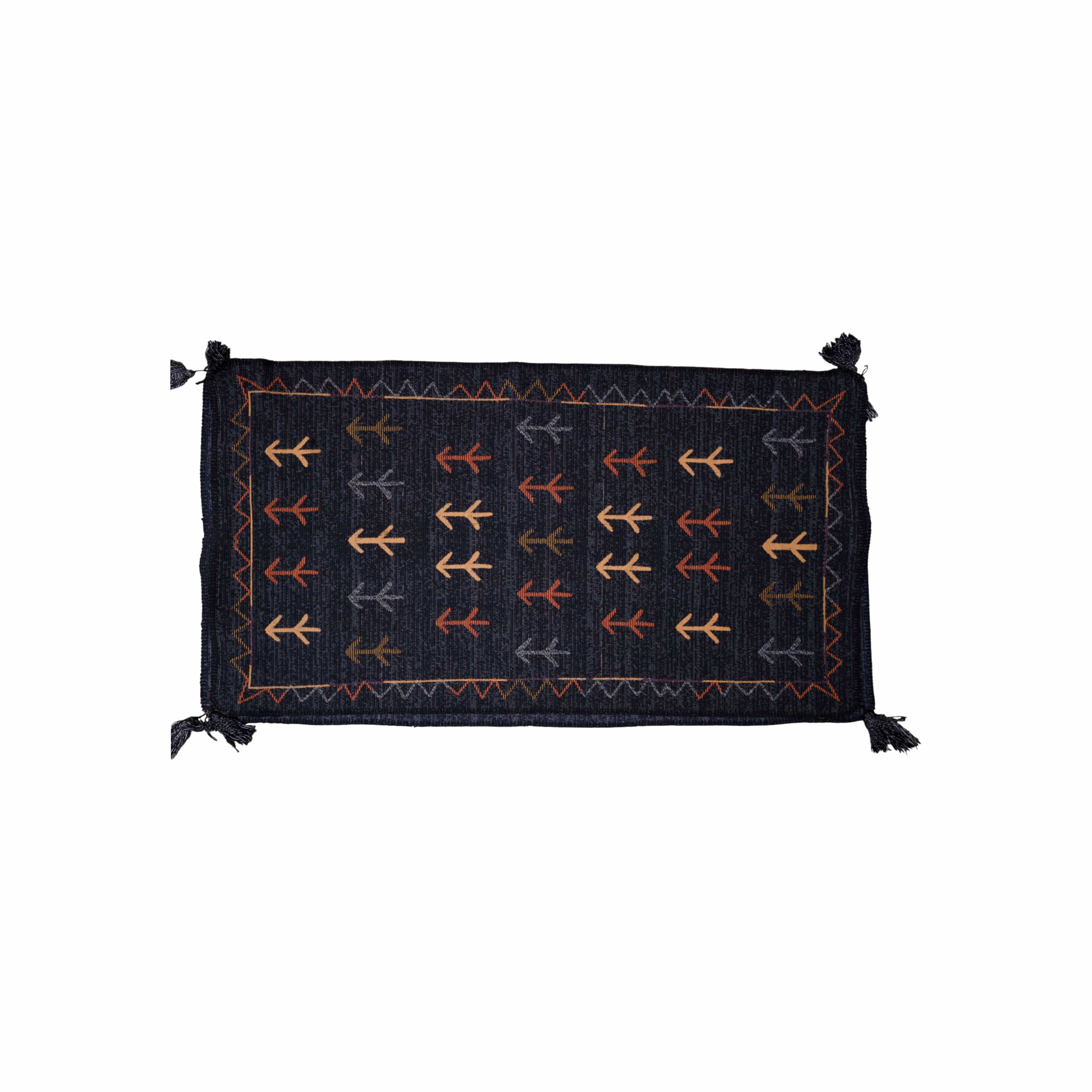 Etnik Desenli Halı 120x180 Jüt Bej 10507