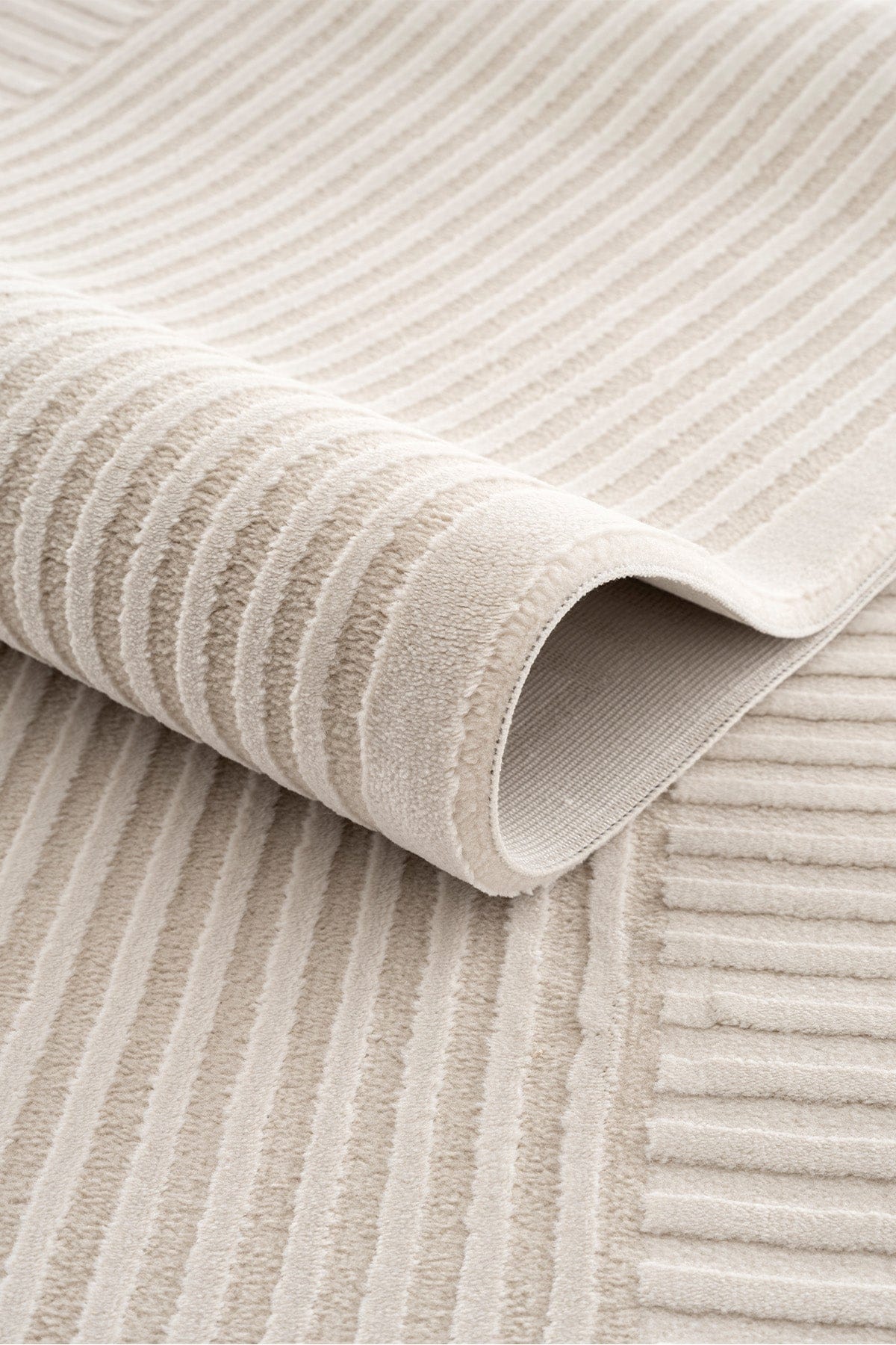 Farahan Krem Tarçın  Geometrik Desenli Halı A0859A
