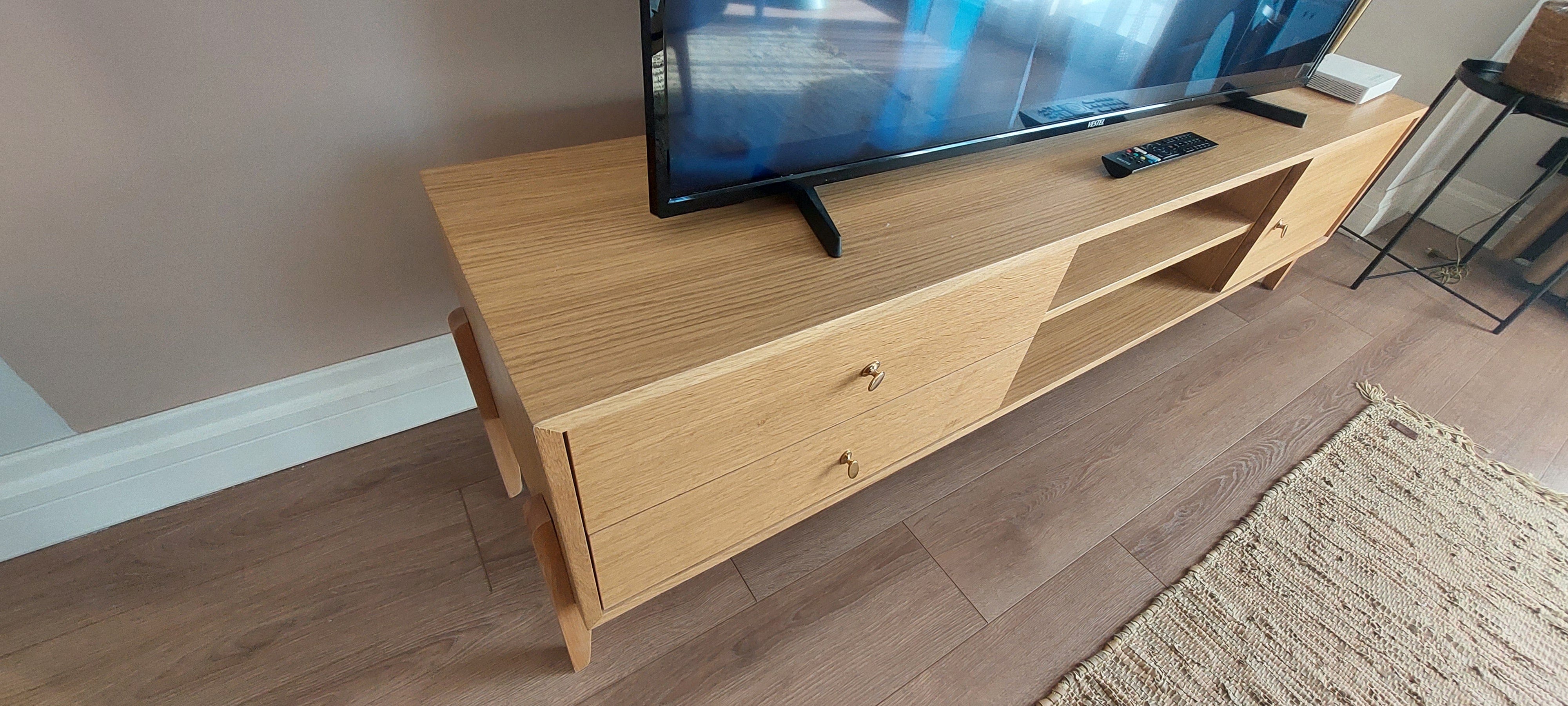 Fil TV Sehpası 180 cm Meşe 11390