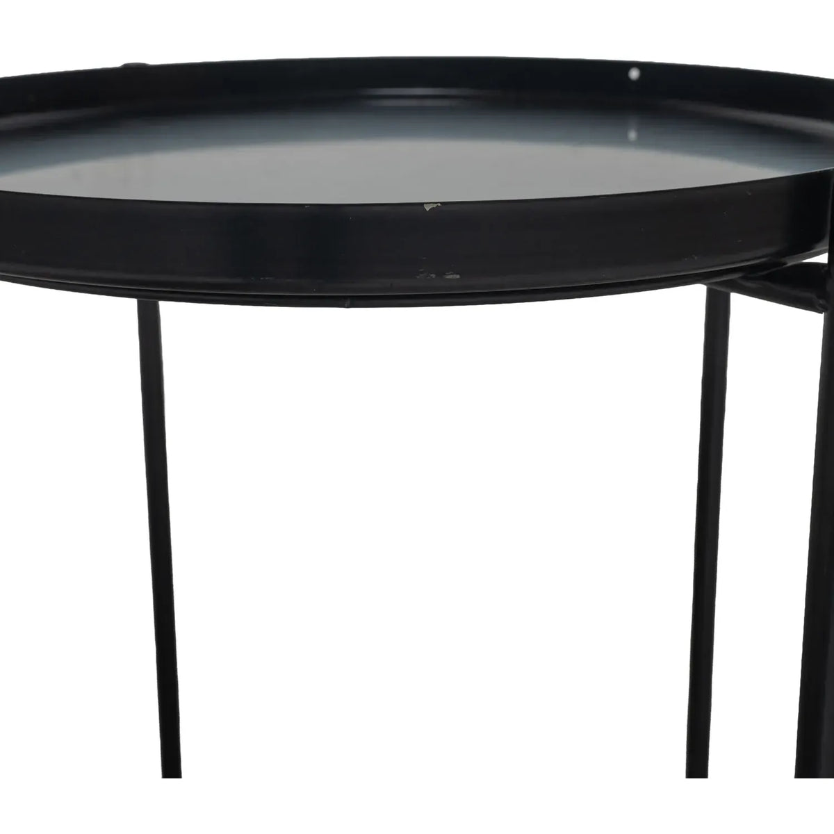 Gladom Yan Sehpa Metal Siyah
