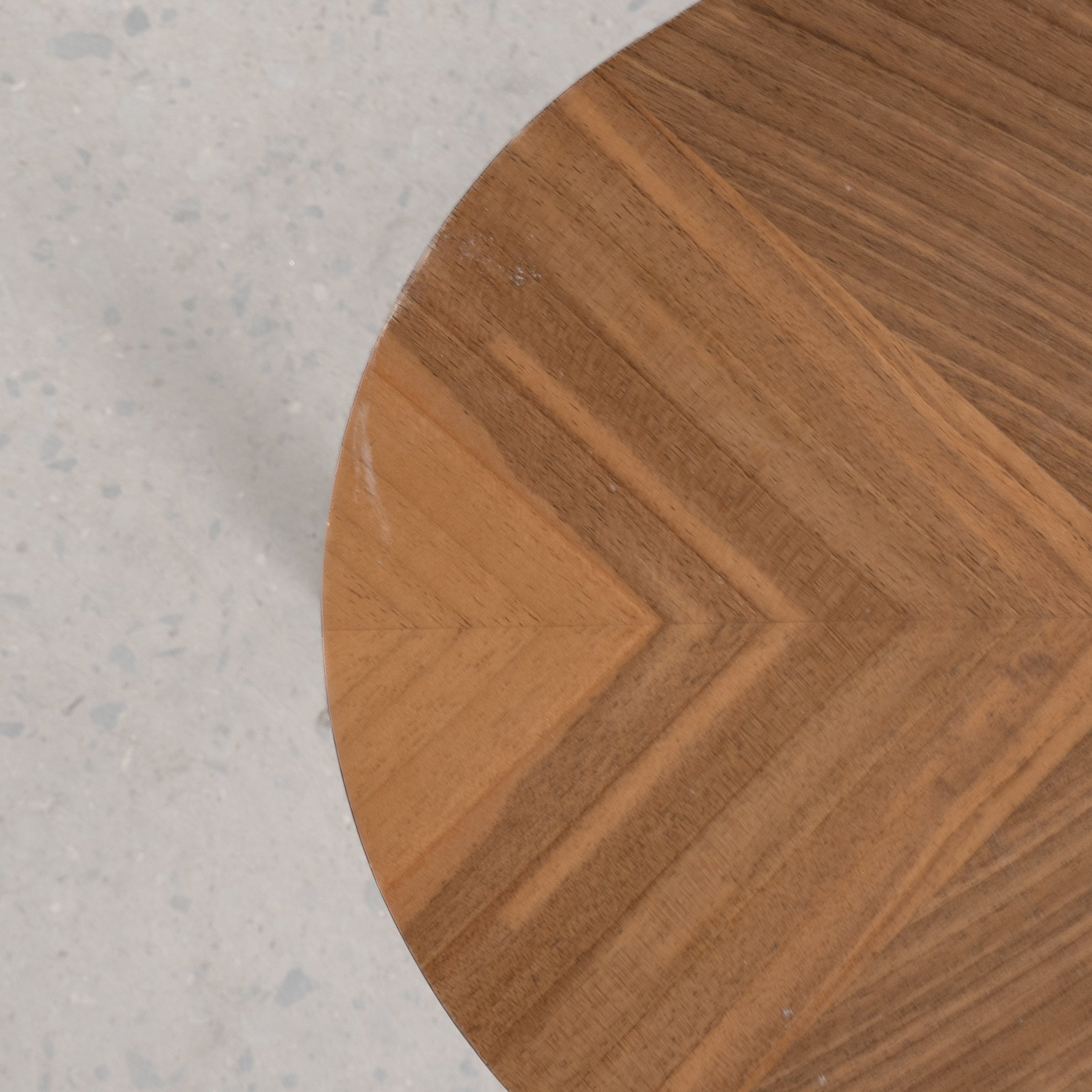 Helsinki Triangle Walnut Coffee Table 10042