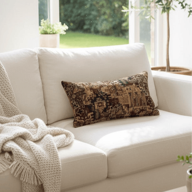 Hita Etnik Kilim Desenli Kırlent Kılıfı