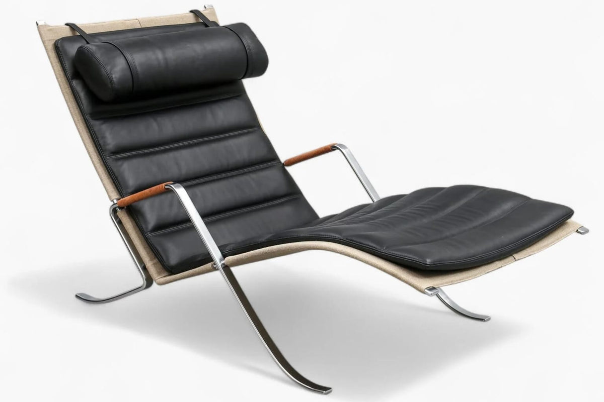 Jørgen Kastholm & Preben Fabricius 'Grasshopper' Chaise Longue