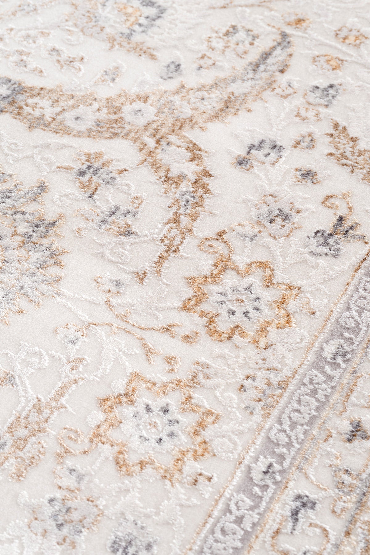 Koza Safir Gold Klasik Motifli Salon Halısı A1230C